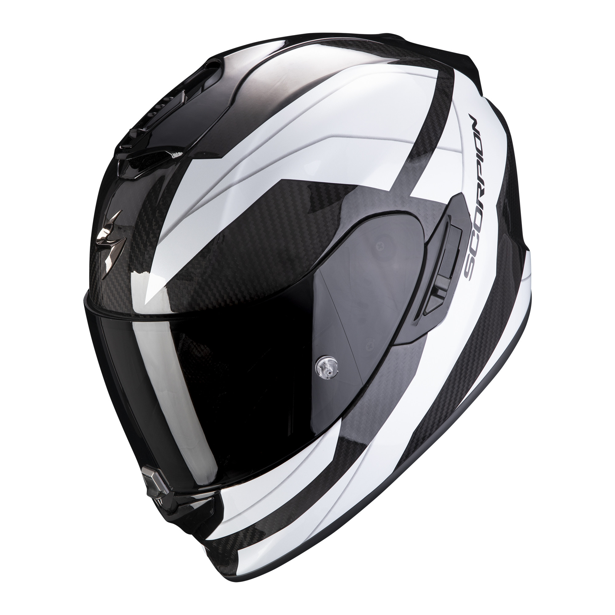 Scorpion Integral Helm EXO-1400 CARBON AIR LEGIONE Weiss XS-2XL