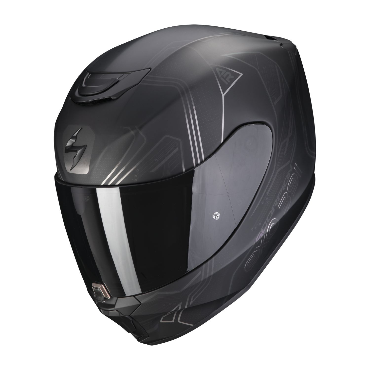 SCORPION Integralhelm EXO-391 SPADA Mattschwarz Chamäleon ECE R22.06