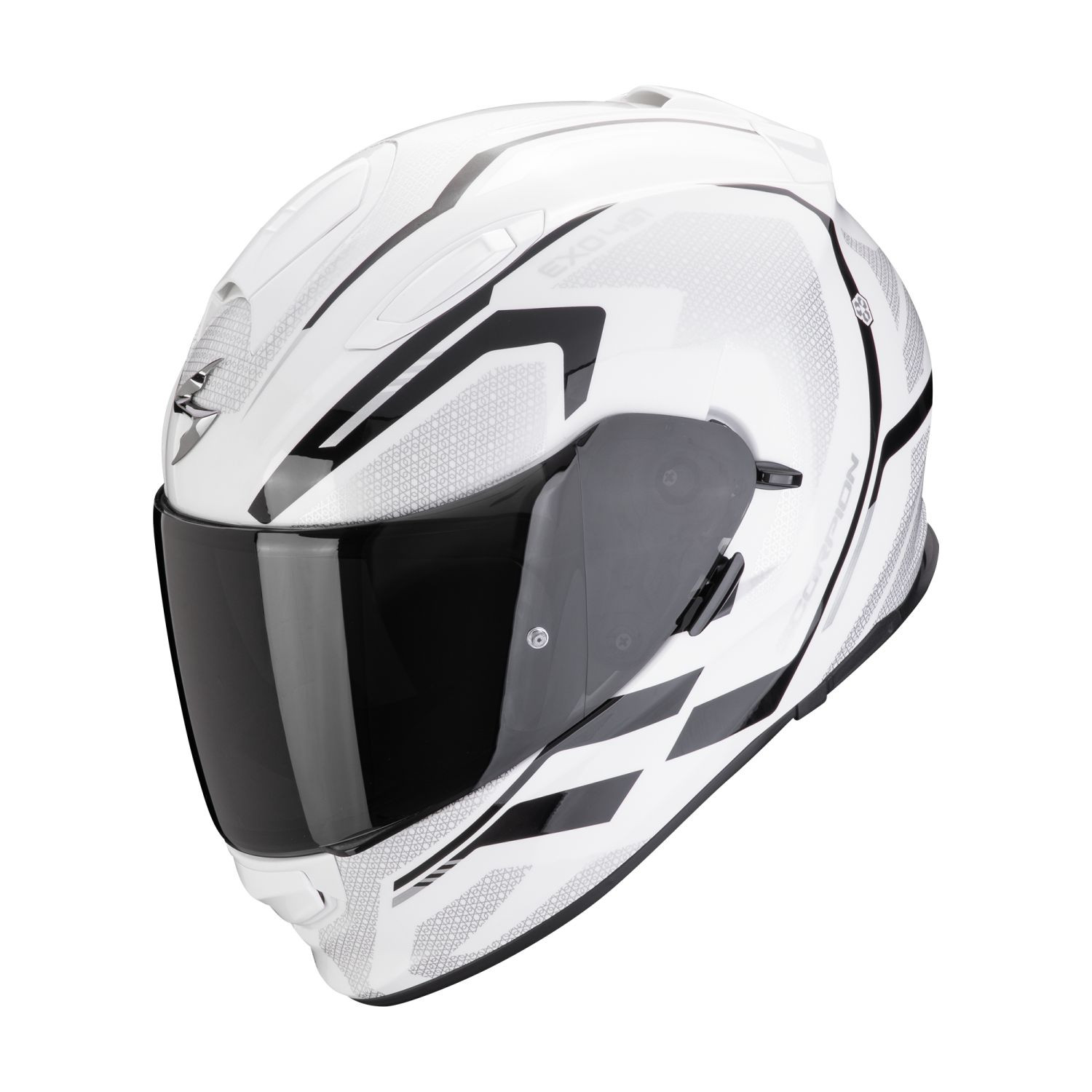 SCORPION Integralhelm EXO-491 KRIPTA Weiss Schwarz ECE R22.06