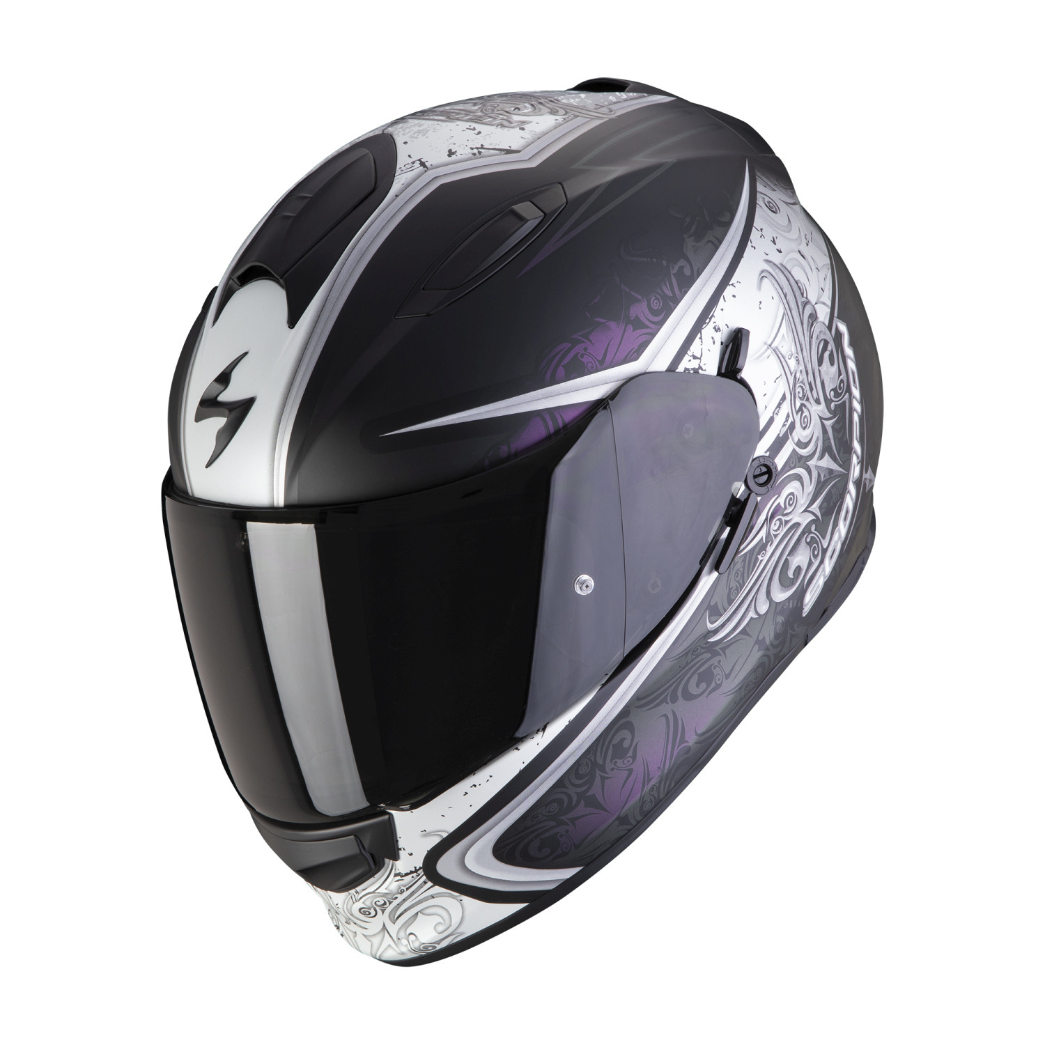 SCORPION Integralhelm EXO-491 RUN Mattschwarz Chameleon ECE R22.06