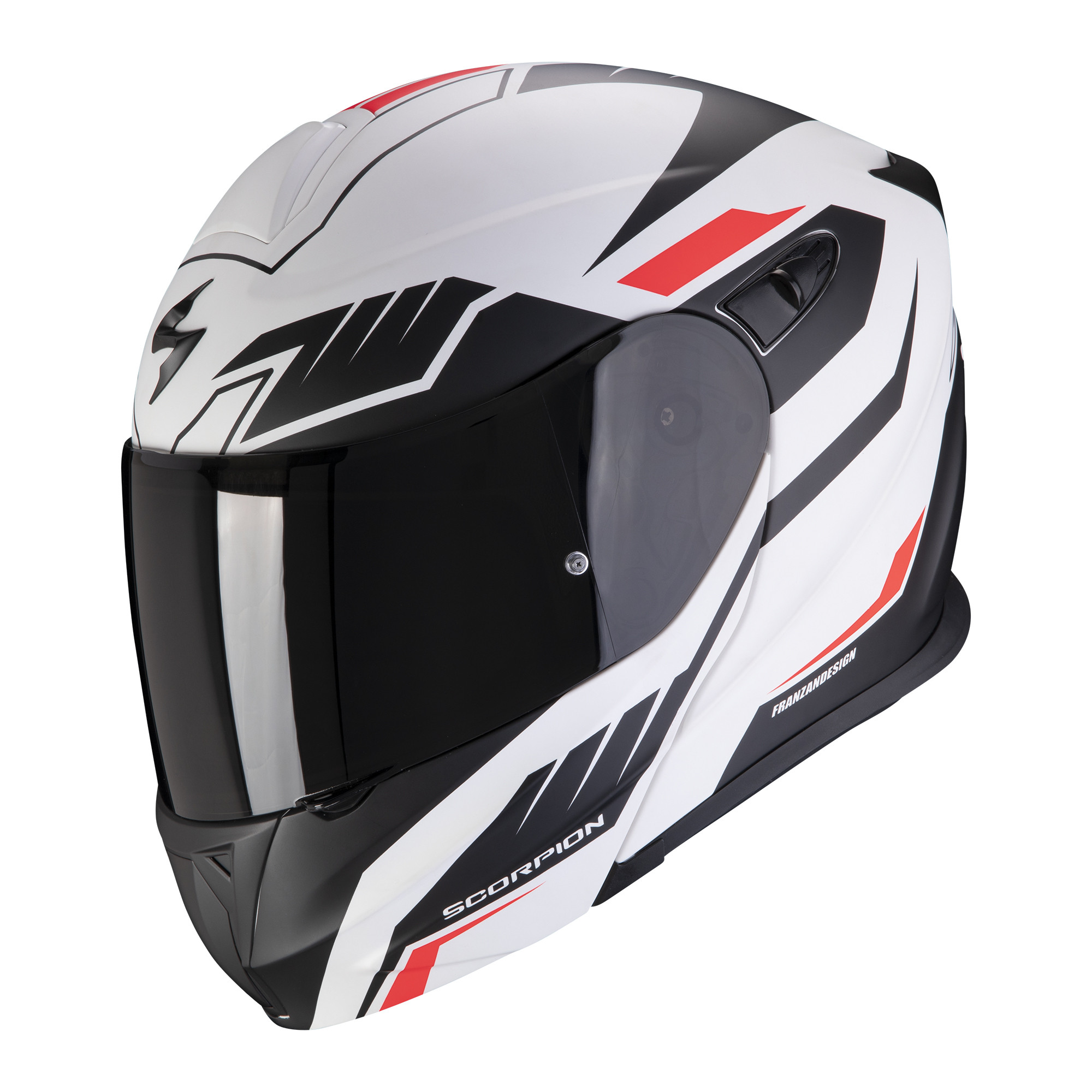 Scorpion Klapphelm EXO-920 SHUTTLE Matt Weiss - Schwarz XS-2XL