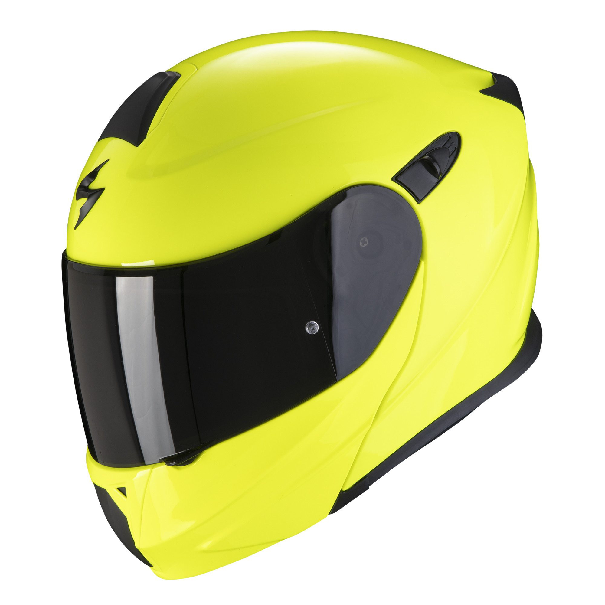 Scorpion Klapphelm EXO-920 SOLID Neon Gelb XS-2XL