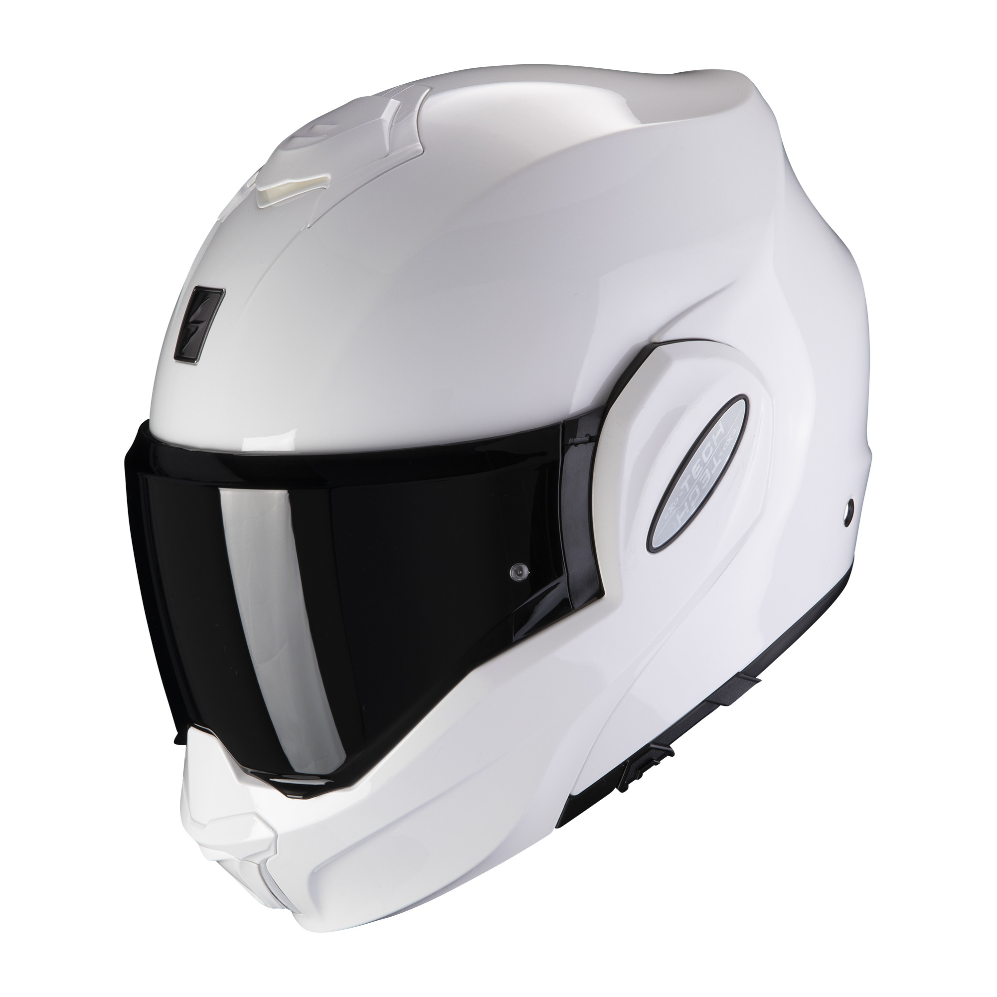 Scorpion Klapphelm EXO-TECH SOLID Weiss XS-2XL