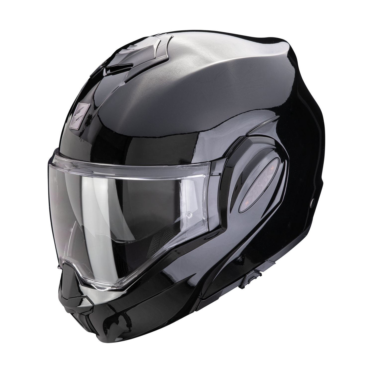 SCORPION Klapphelm EXO-TECH EVO PRO SOLID Metallic Schwarz ECE R22.06