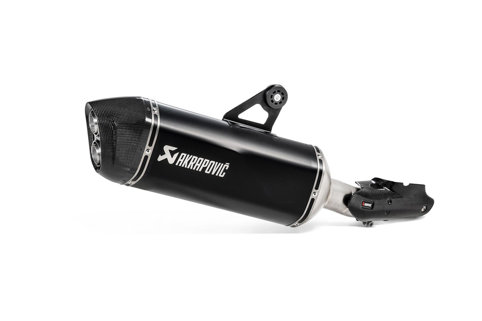 SW-Motech Akrapovic Slip On Abgassystem Schwarz BMW R 1250 GS/Adv St.