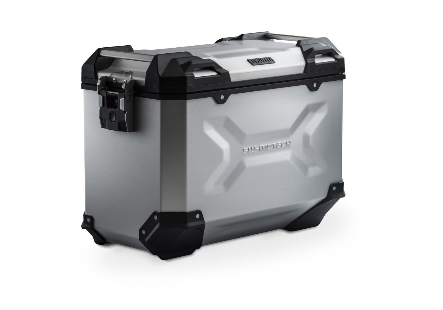 SW-Motech TRAX ADV L Seitenkoffer Aluminium 45l Links Silbern