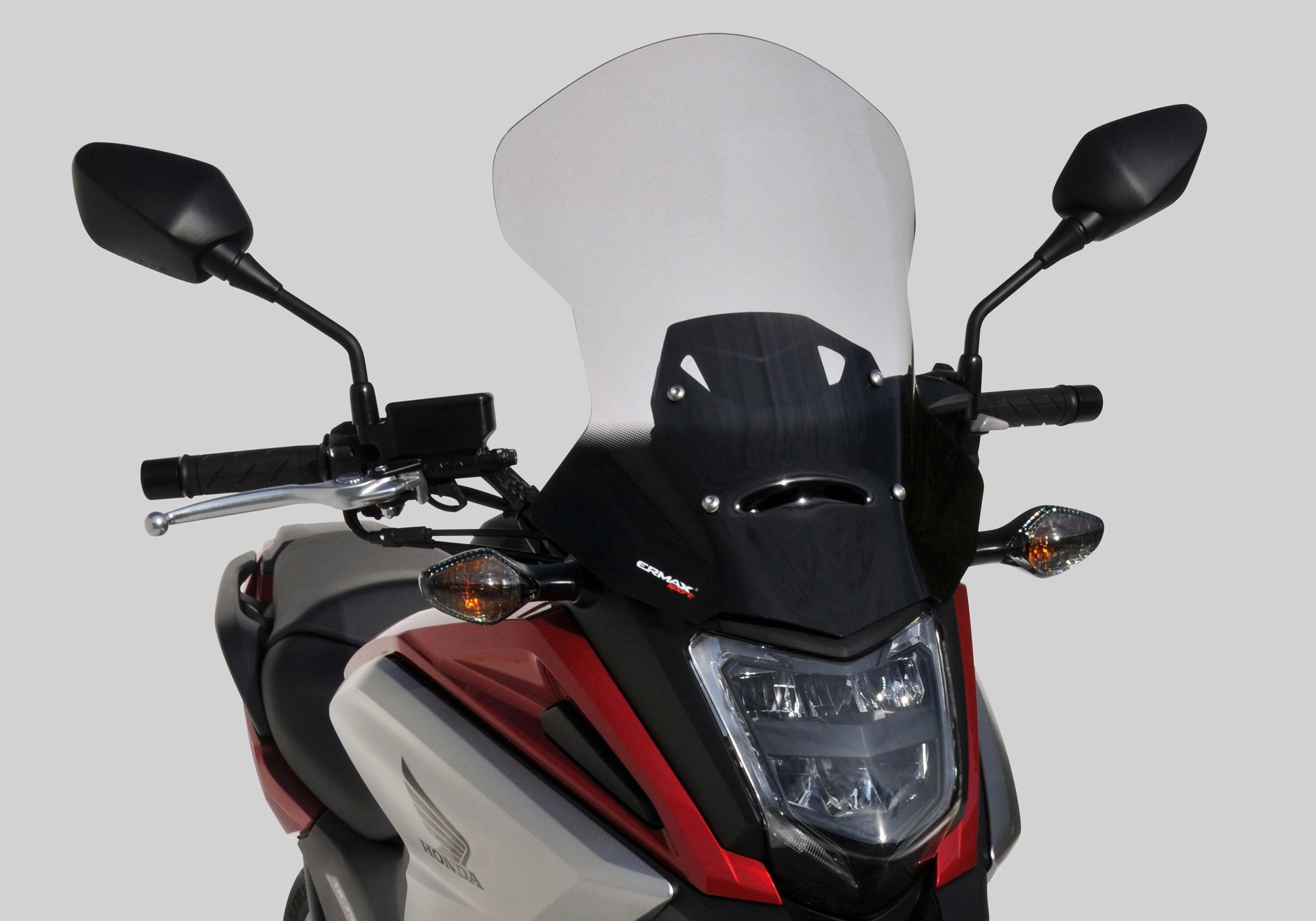 ERMAX Windschutzscheibe grau getönt ABE passt für HONDA NC750X(16-20)