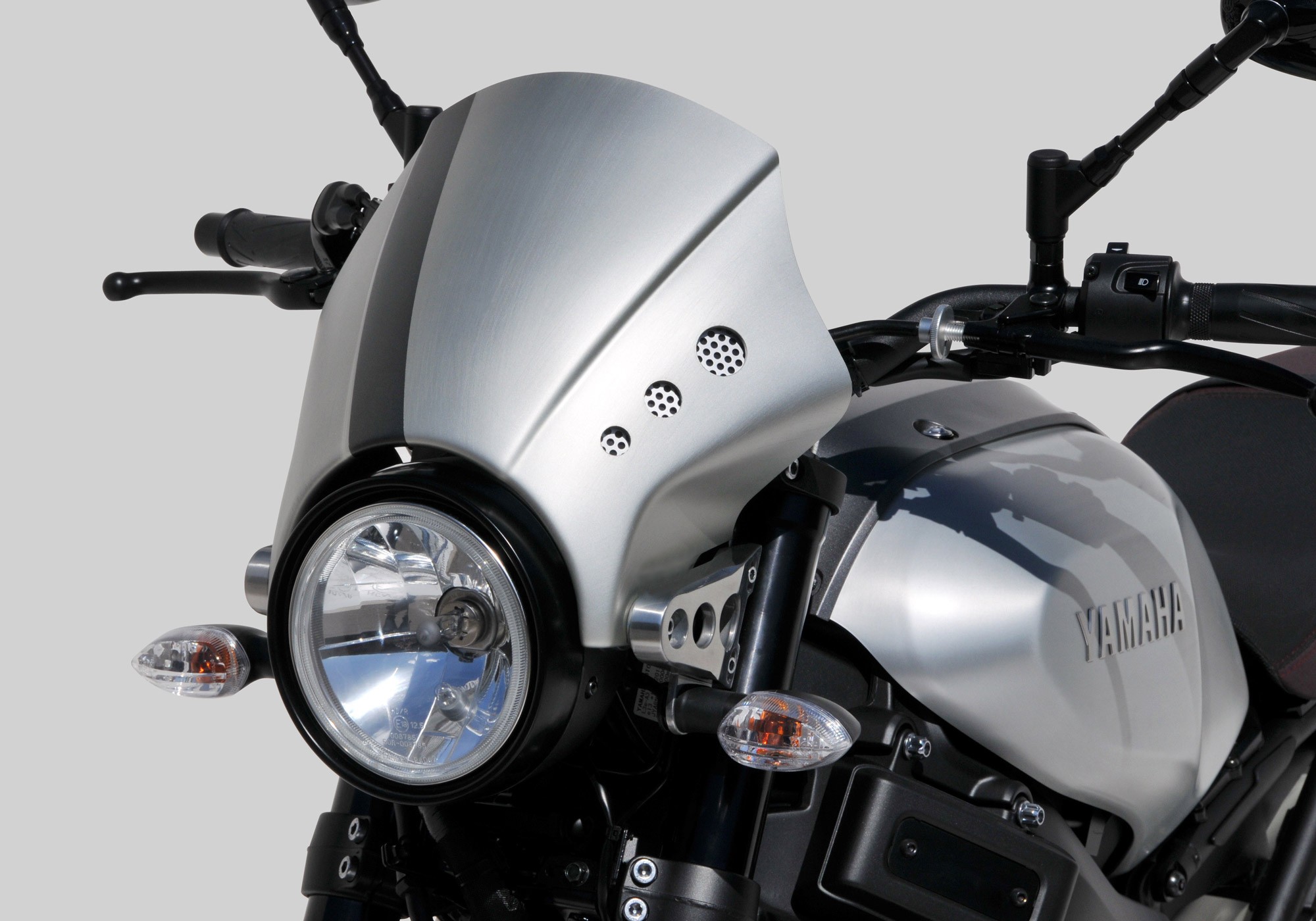 BODYSTYLE Sportsline Scheinwerferverkleidung grau-matt Matt Grey, MNM3 ABE passt für Yamaha XSR700 2019-2019
