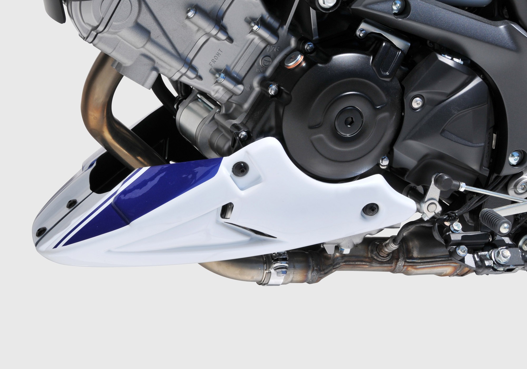 BODYSTYLE Sportsline Bugspoiler weiß/blau Pearl Glacier White, YWW/Pearl Vigor B