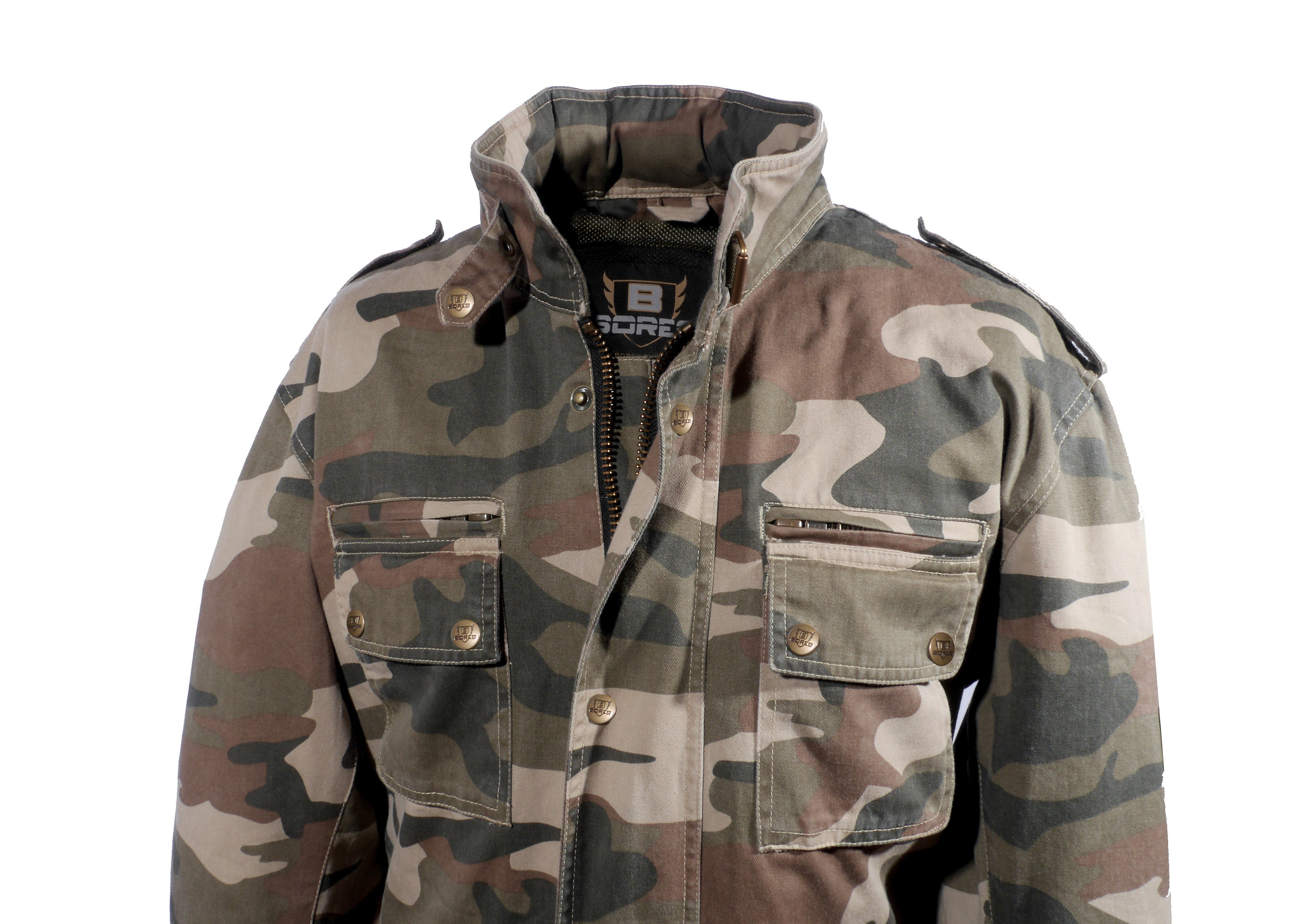 Bores B-69 Military - Motorradjacke - Herren - Camouflage Field Jacke - BorteXX Aramid