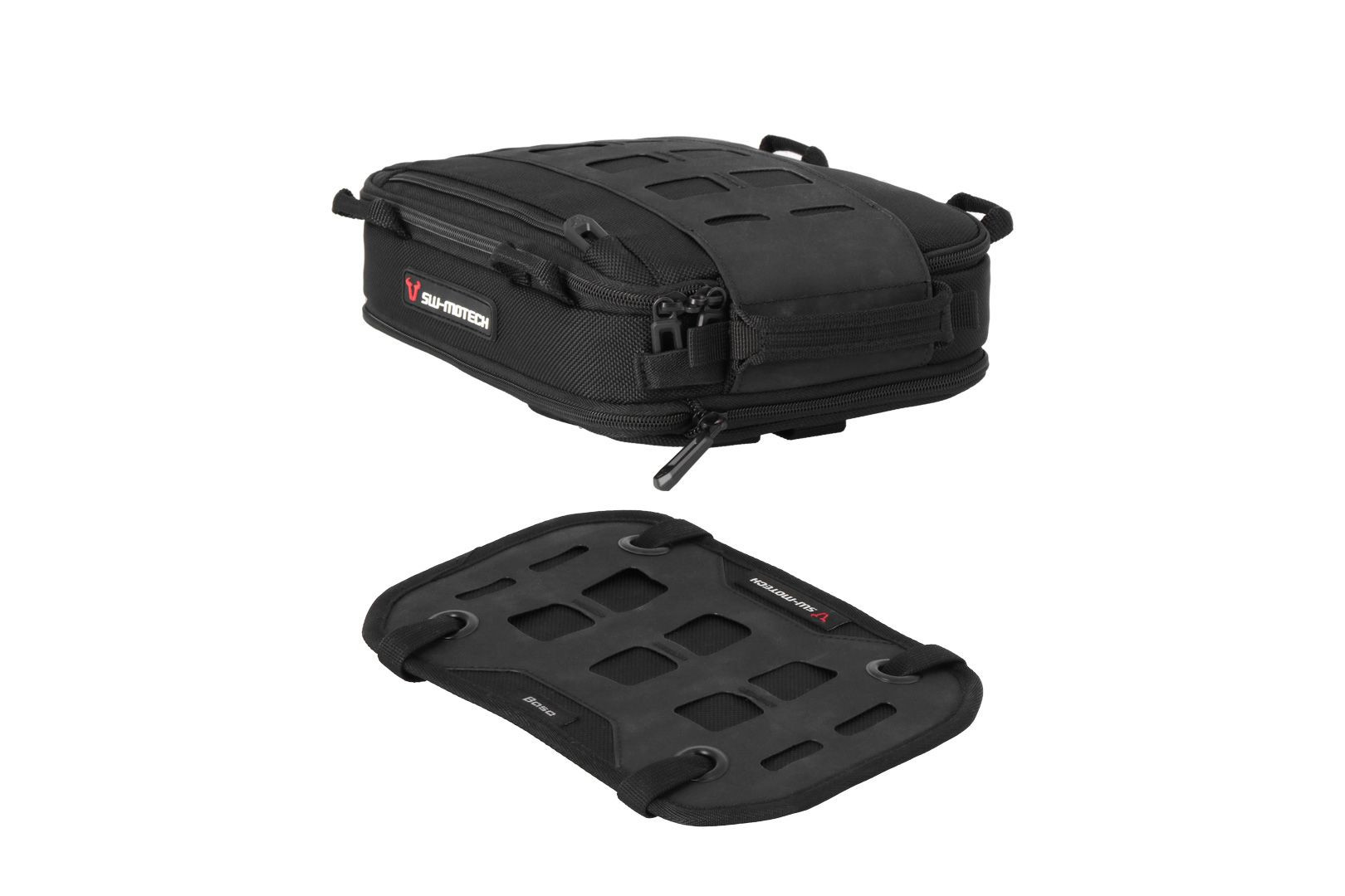 SW-Motech PRO Plus Set Schwarz Mit PRO Base