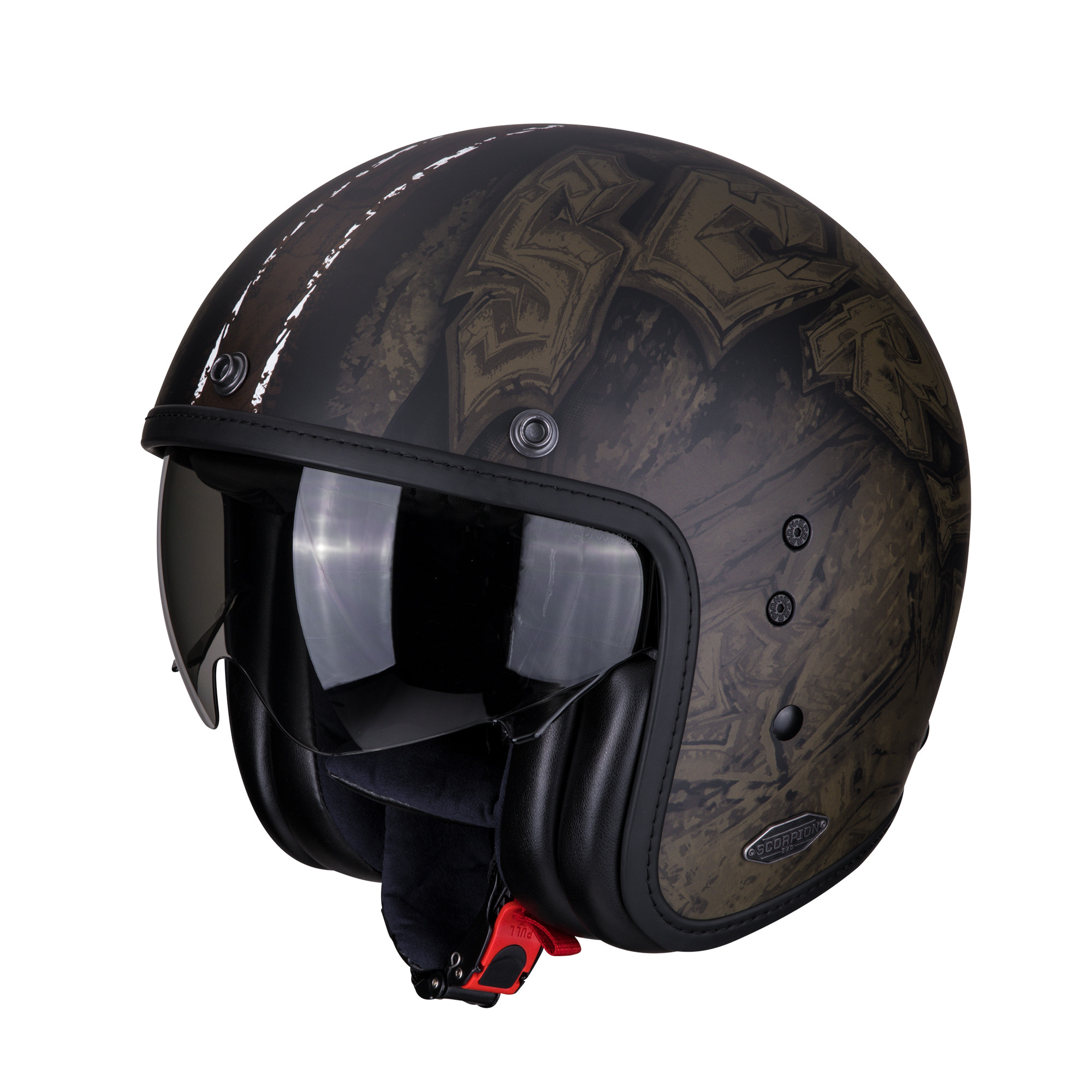 Scorpion Jet Helm BELFAST URBEX  KHAKI  Mat XS-2XL