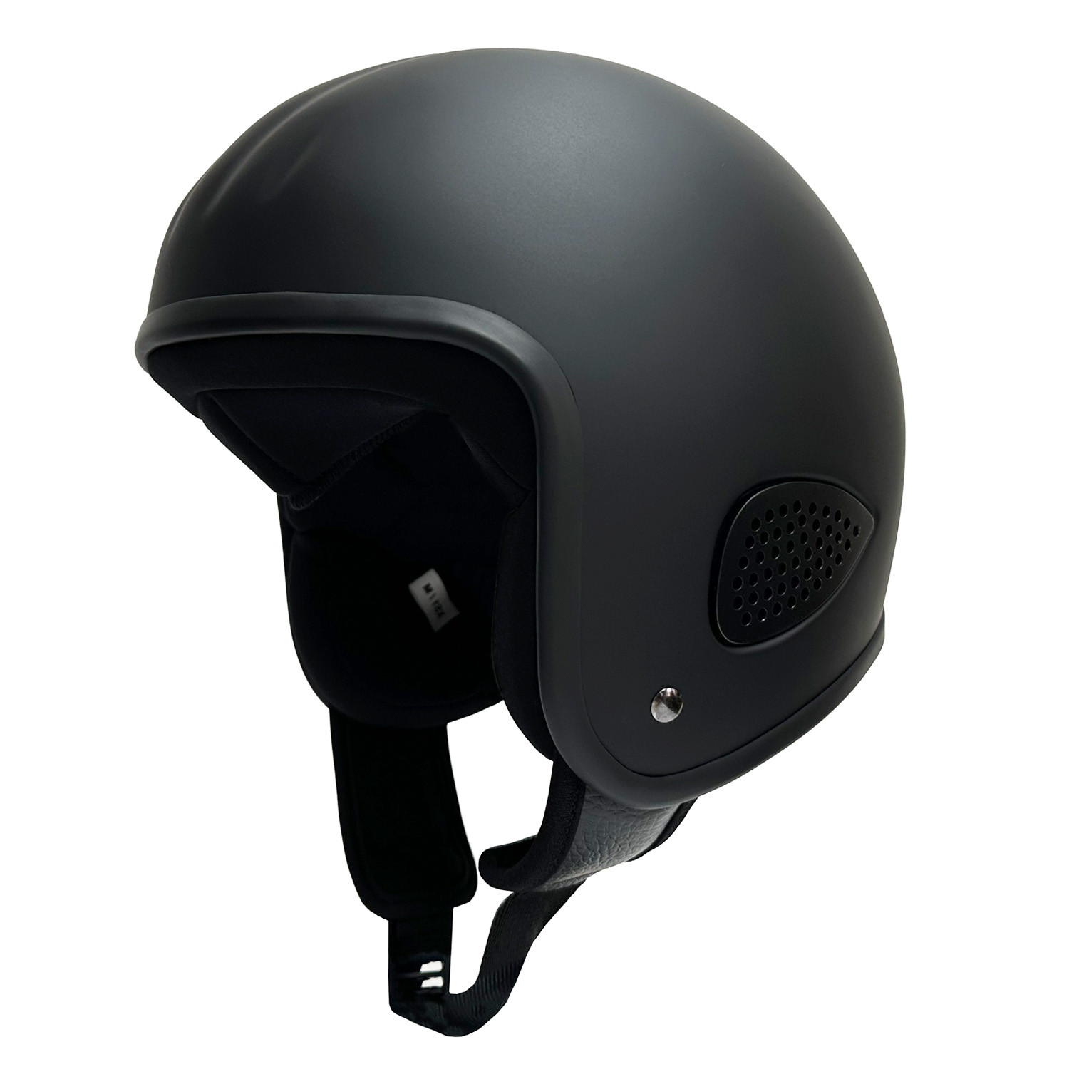 Bores Gensler KULT EVO Motorrad Jethelm ECE 22.06 Schwarz Matt