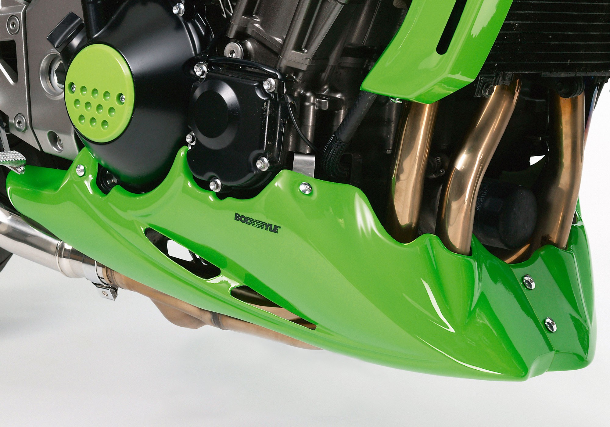 BODYSTYLE Sportsline Bugspoiler grün Lime Green, 7F ABE passt für Kawasaki Z1000