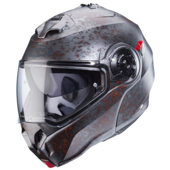 Caberg Klapphelm Duke Evo Rusty grau_braun - Größe S