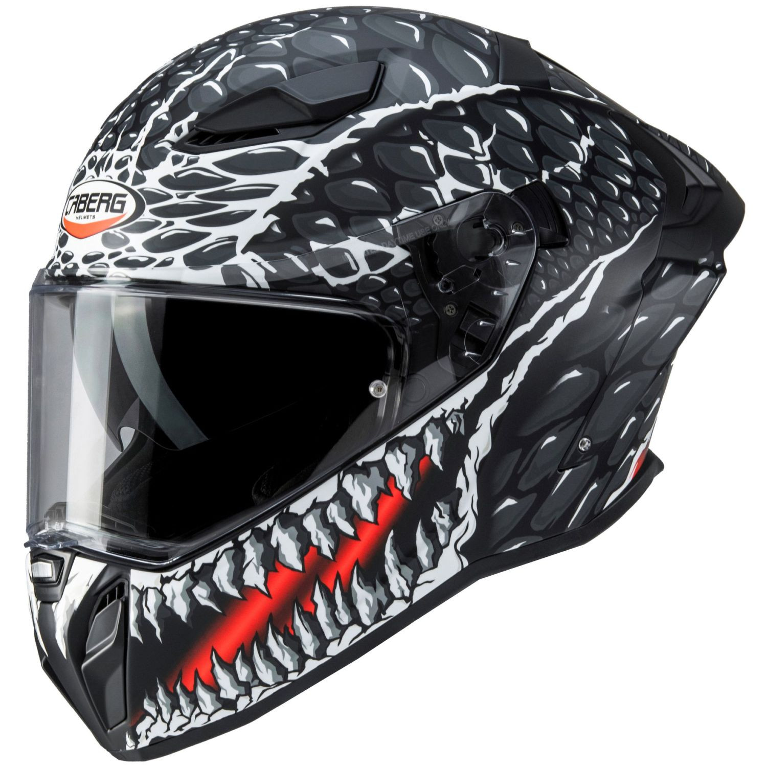 Caberg Integralhelm Drift Evo II Crok matt-schwarz_anthrazit-rot - Größe XS-2XL