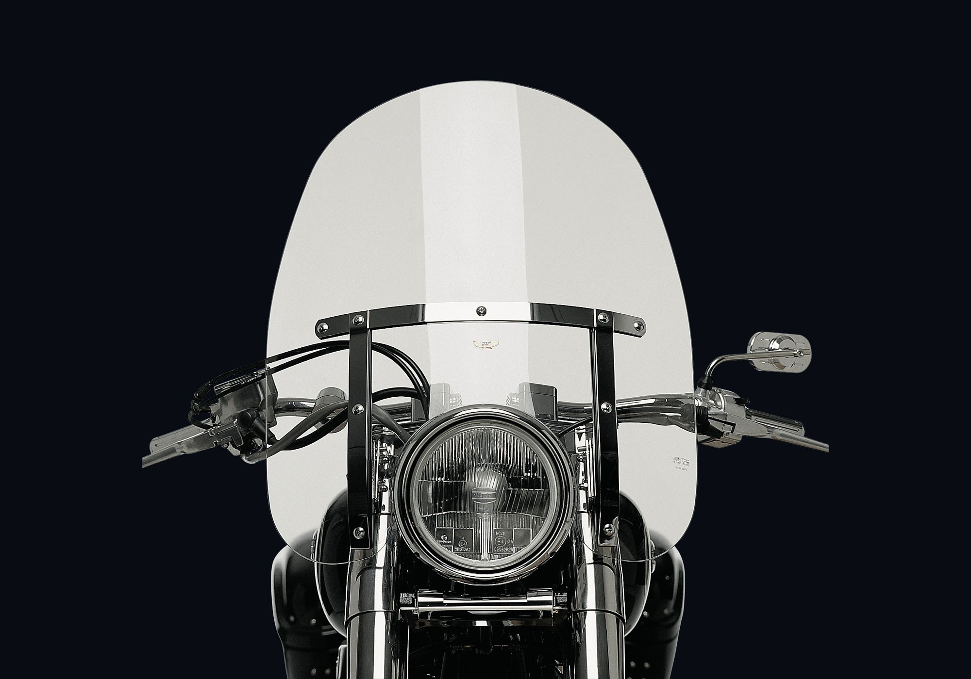 NATIONAL CYCLE Motorradscheibe Dakota klar ABE passt für Yamaha XV535 Virago