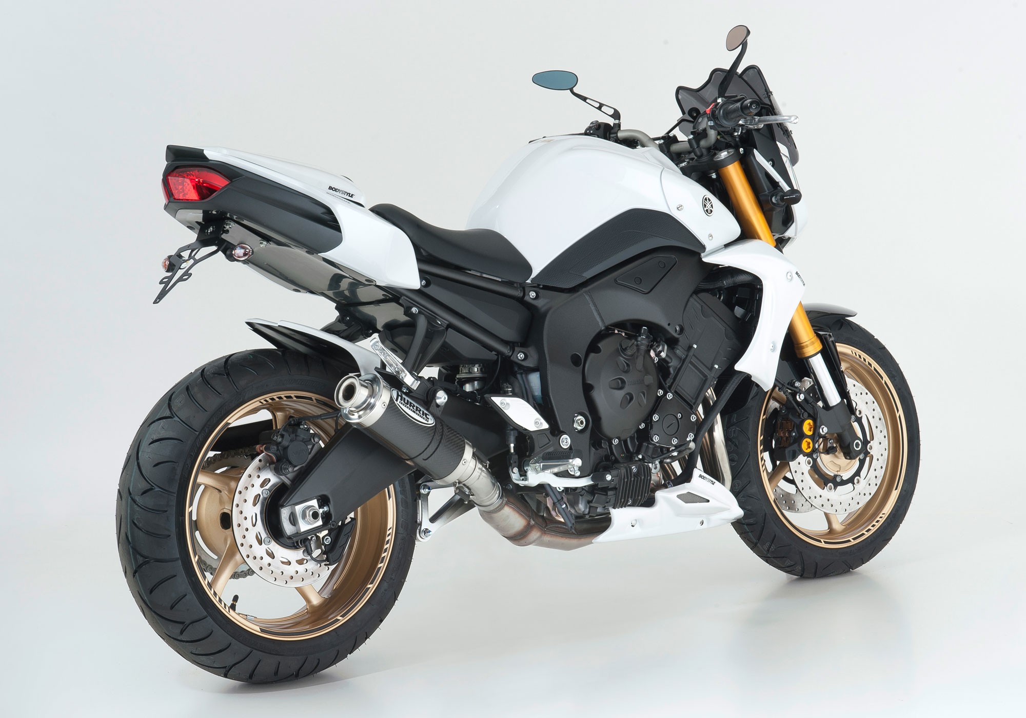 HURRIC Supersport Auspuff Short Carbon  EG-BE passt für Yamaha FZ8 Fazer, FZ8