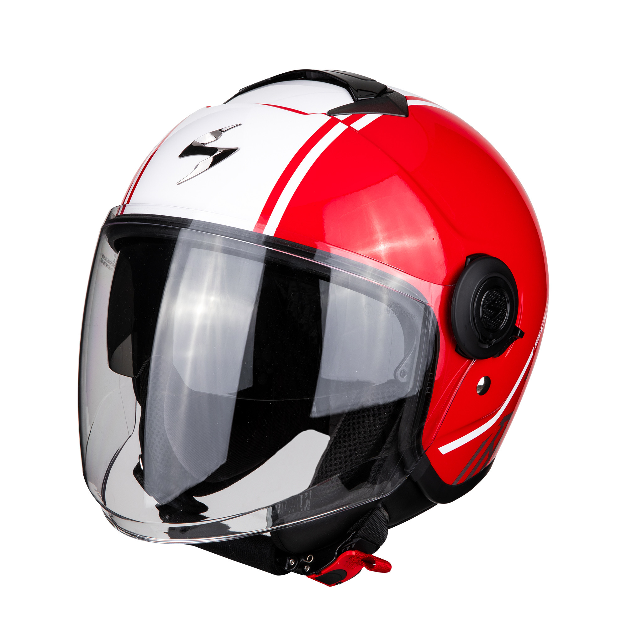 Scorpion Jet Helm EXO-CITY AVENUE Rot-Weiss 2XS-2XL