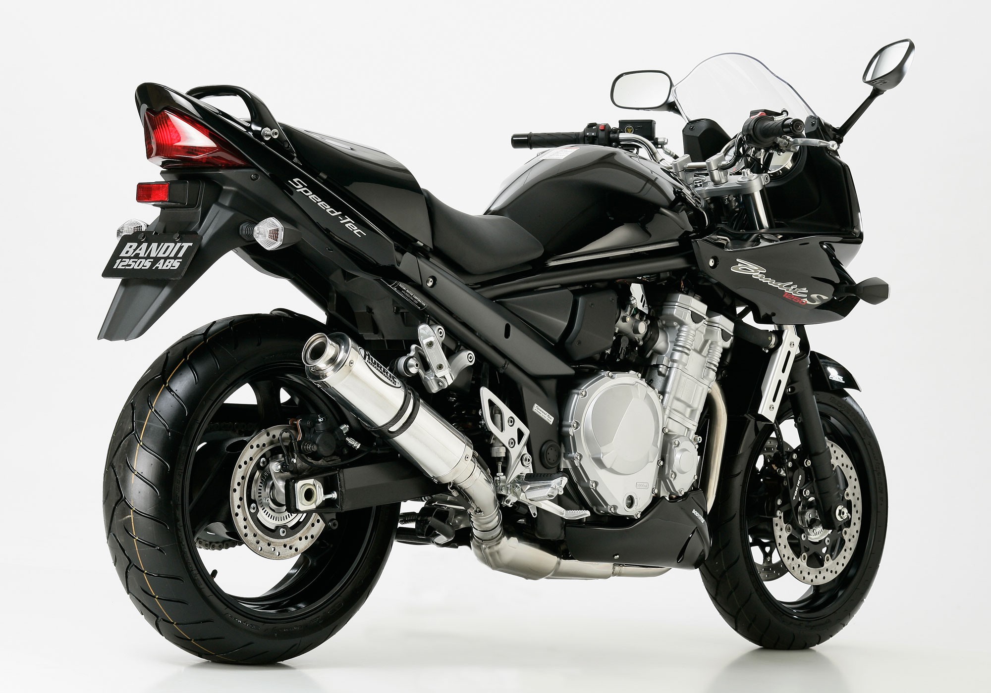 HURRIC Supersport Auspuff silber EG-BE passt für SUZUKI GSX 1250 FA(10-16)