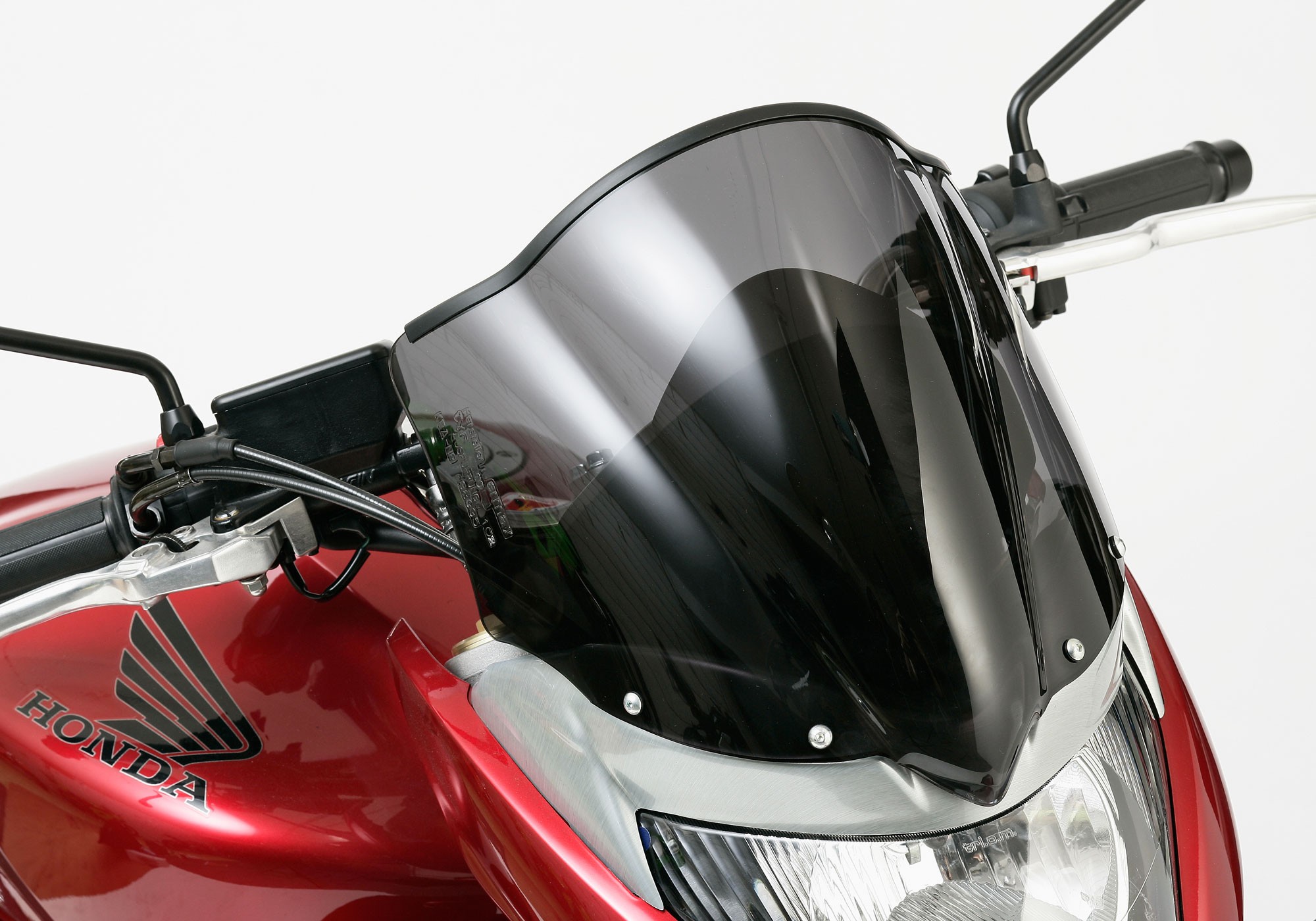 ERMAX Naked-Bike-Scheibe schwarz getönt ABE passt für Honda CB600 Hornet