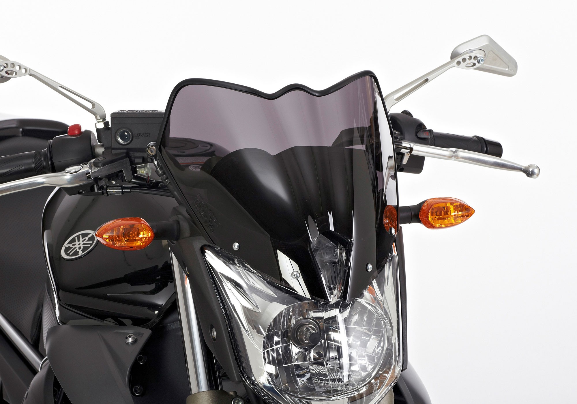 ERMAX Naked-Bike-Scheibe schwarz getönt ABE passt für Yamaha XJ6