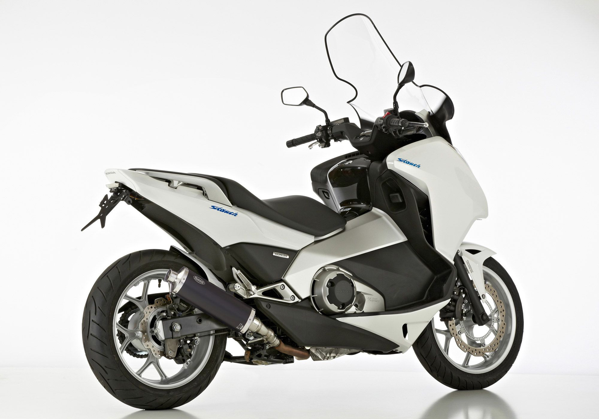 HURRIC Rac 1 Auspuff schwarz EG-BE passt für HONDA Integra 750(16-20)