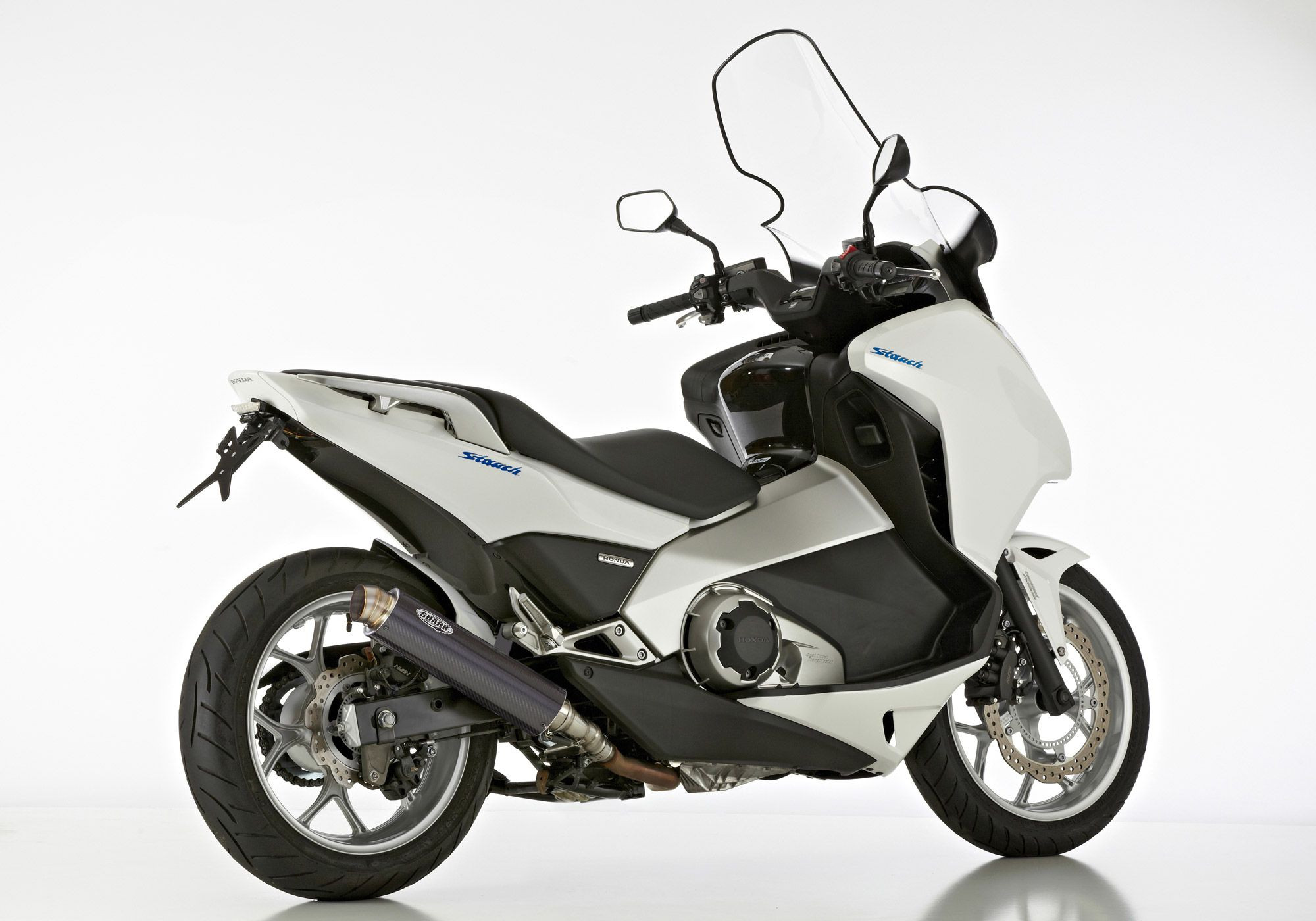 SHARK SRC 4 Auspuff Carbon EG-BE passt für HONDA Integra 700(12-13)/Integra 750(
