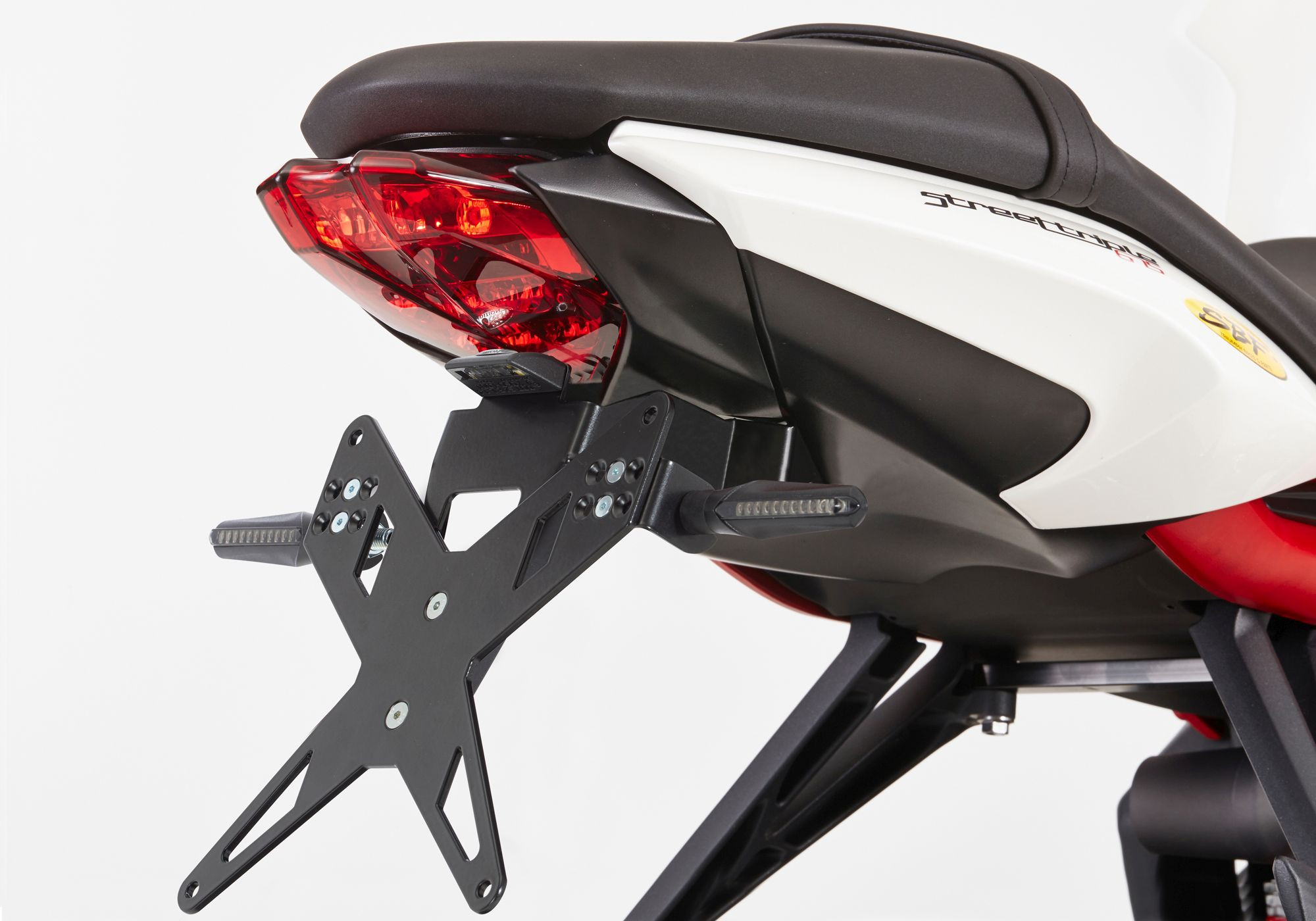 PROTECH X-SHAPE Kennzeichenhalter  passt für TRIUMPH Daytona 675(13-16)/Daytona 