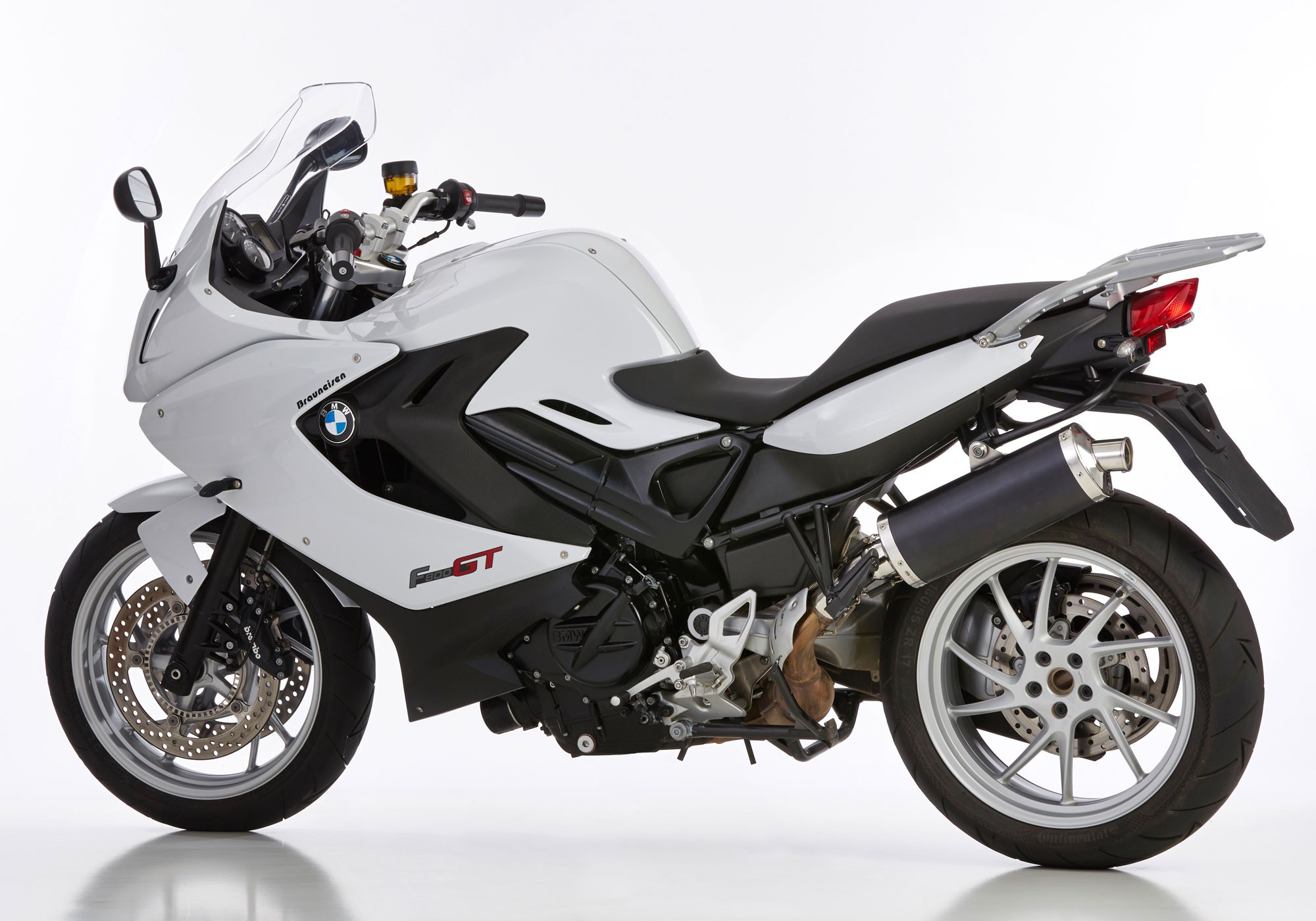 HURRIC Rac 1 Auspuff schwarz EG-BE passt für BMW F 800 GT(17-18)