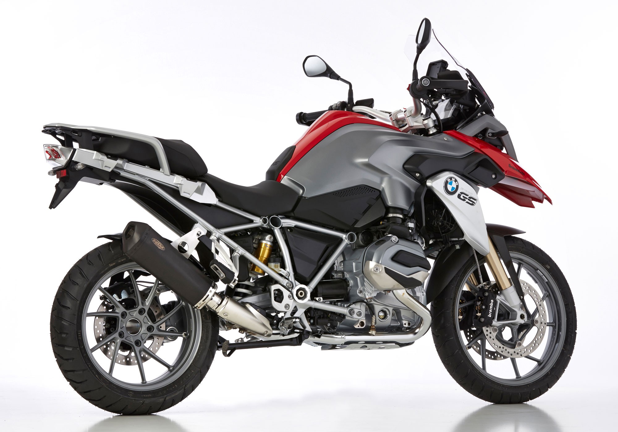 SHARK DSX-10 Auspuff schwarz-matt EG-BE passt für BMW R 1200 GS(13-16)/R 1200 GS