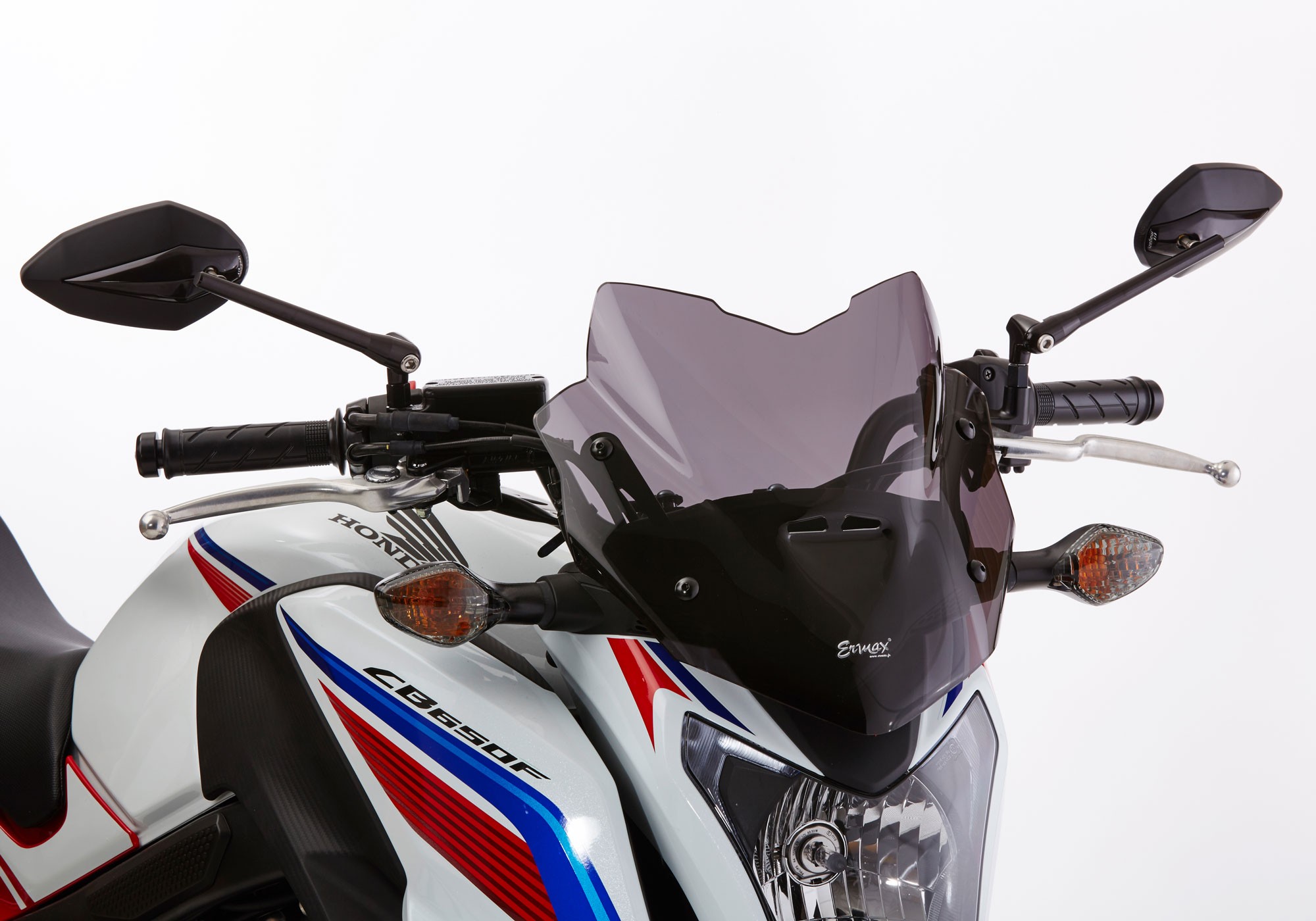 ERMAX Naked-Bike-Scheibe schwarz getönt ABE passt für Honda CB650F