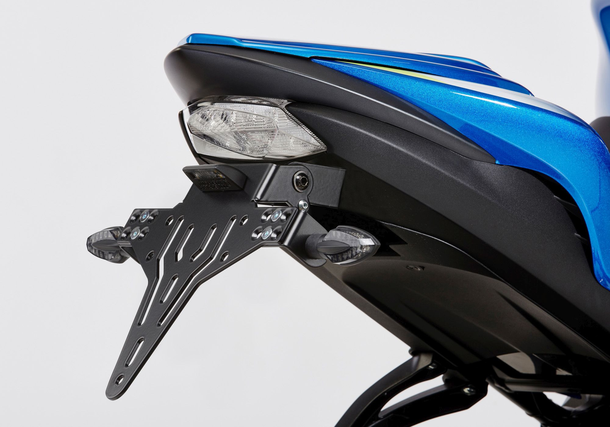 PROTECH V-SHAPE Kennzeichenhalterset schwarz passt für SUZUKI GSX-S 1000(21-24)/