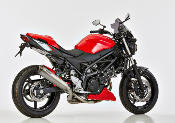 SHARK SRC 4 Auspuff Titan EG-BE passt für SUZUKI SV 650(16-24)/SV 650 X(18-24)
