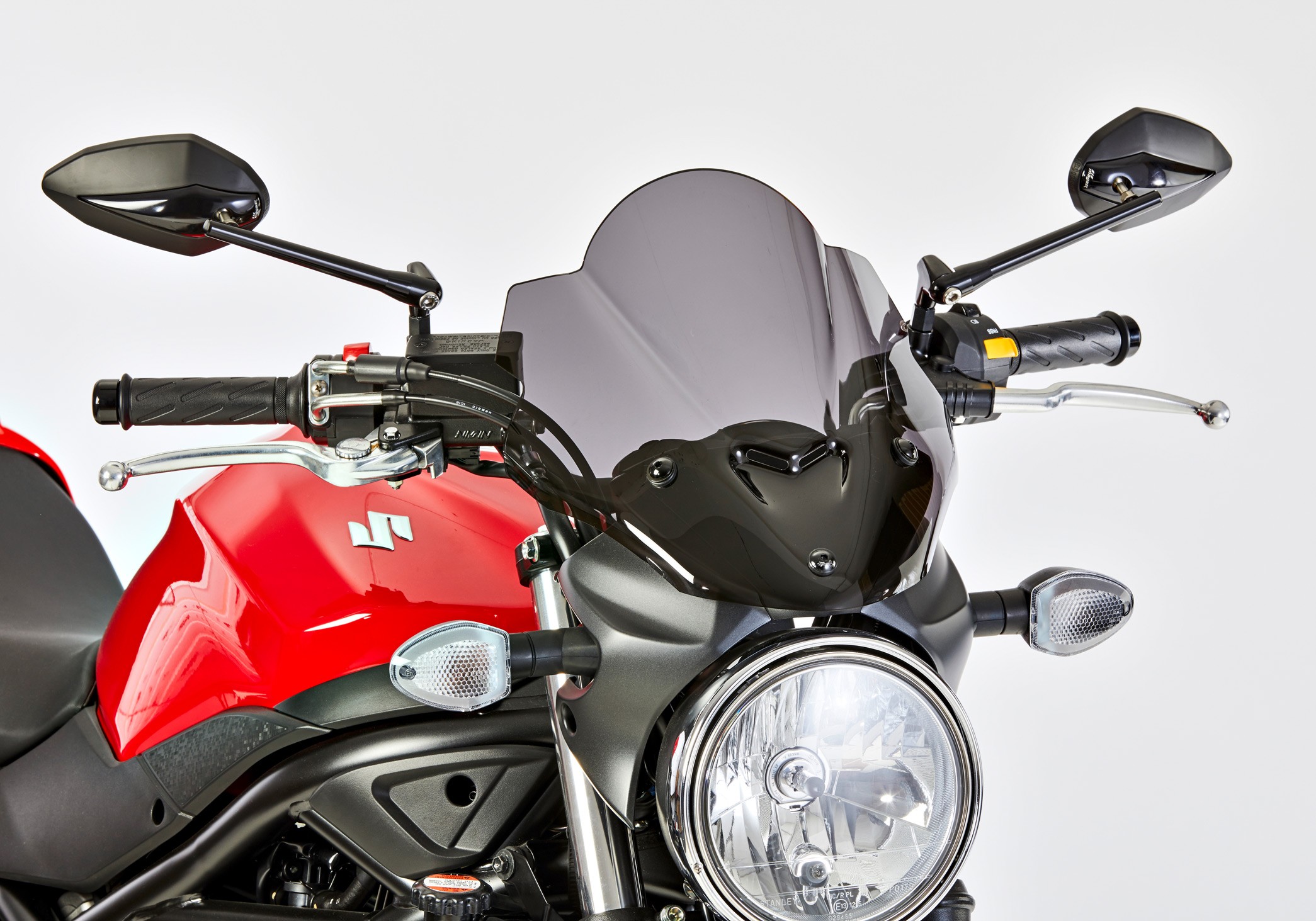 ERMAX Naked-Bike-Scheibe schwarz getönt ABE passt für Suzuki SV 650