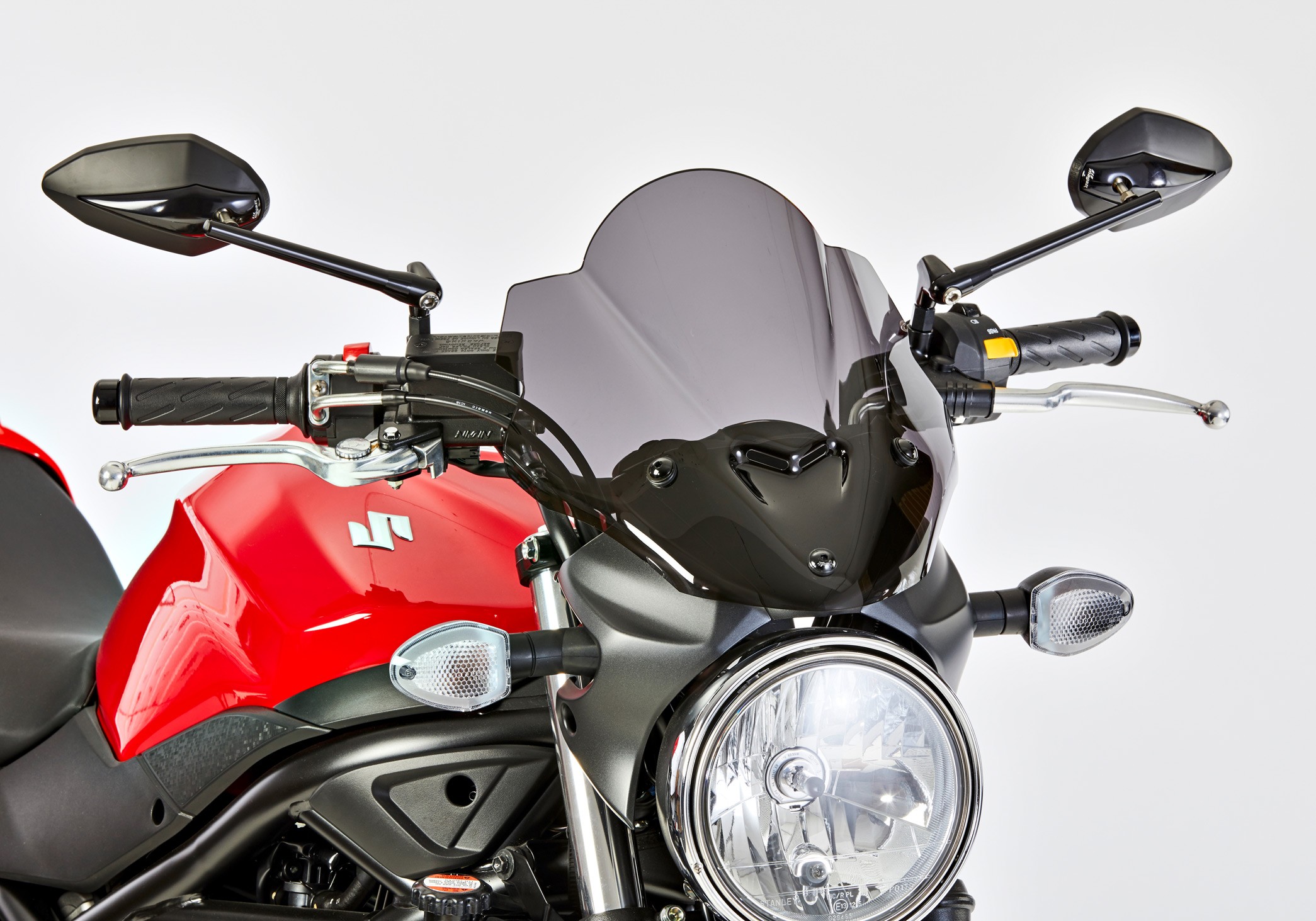 ERMAX Naked-Bike-Scheibe schwarz getönt ABE passt für SUZUKI SV 650(16-24)