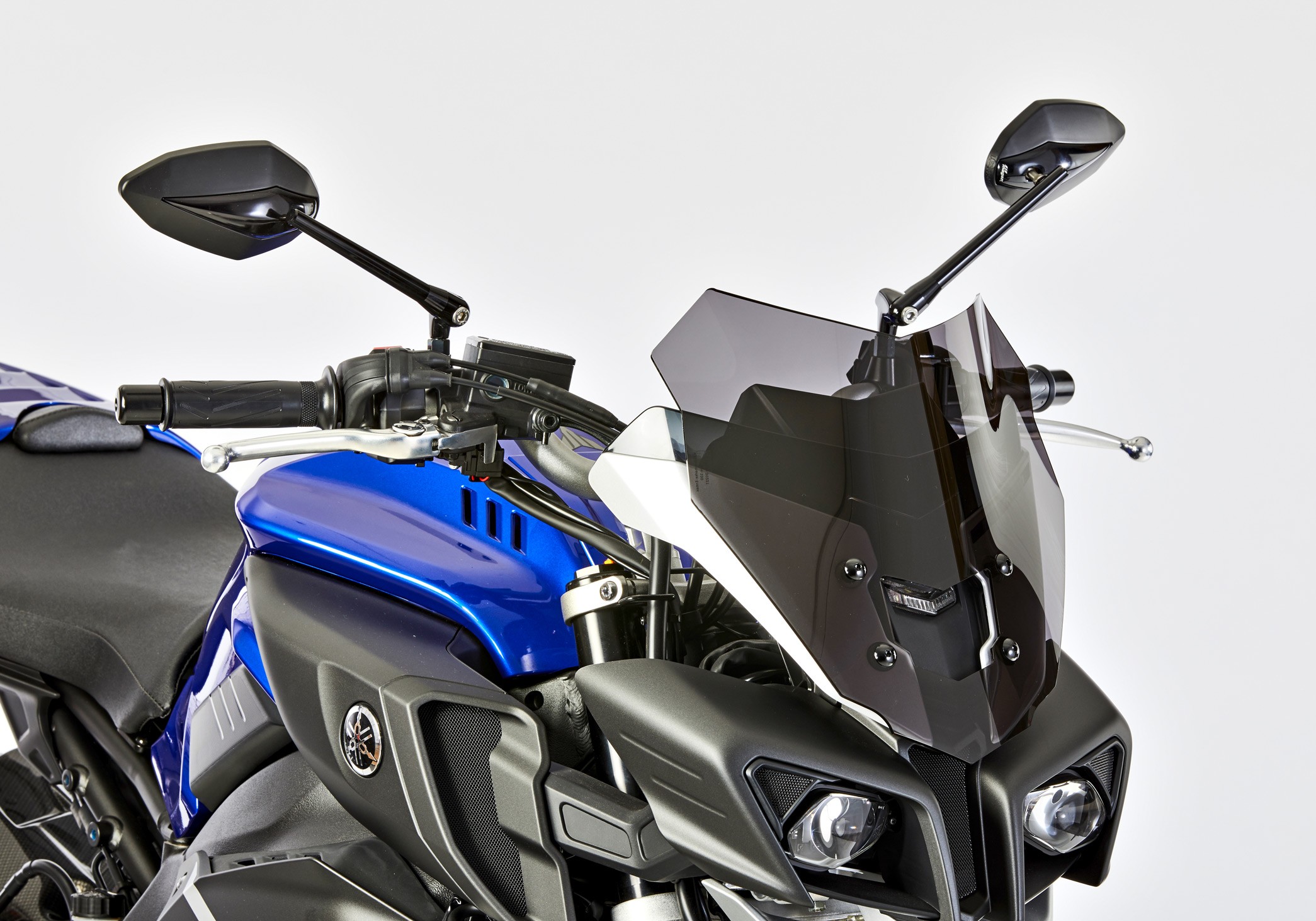 ERMAX Naked-Bike-Scheibe schwarz getönt ABE passt für Yamaha MT-10 SP, MT-10