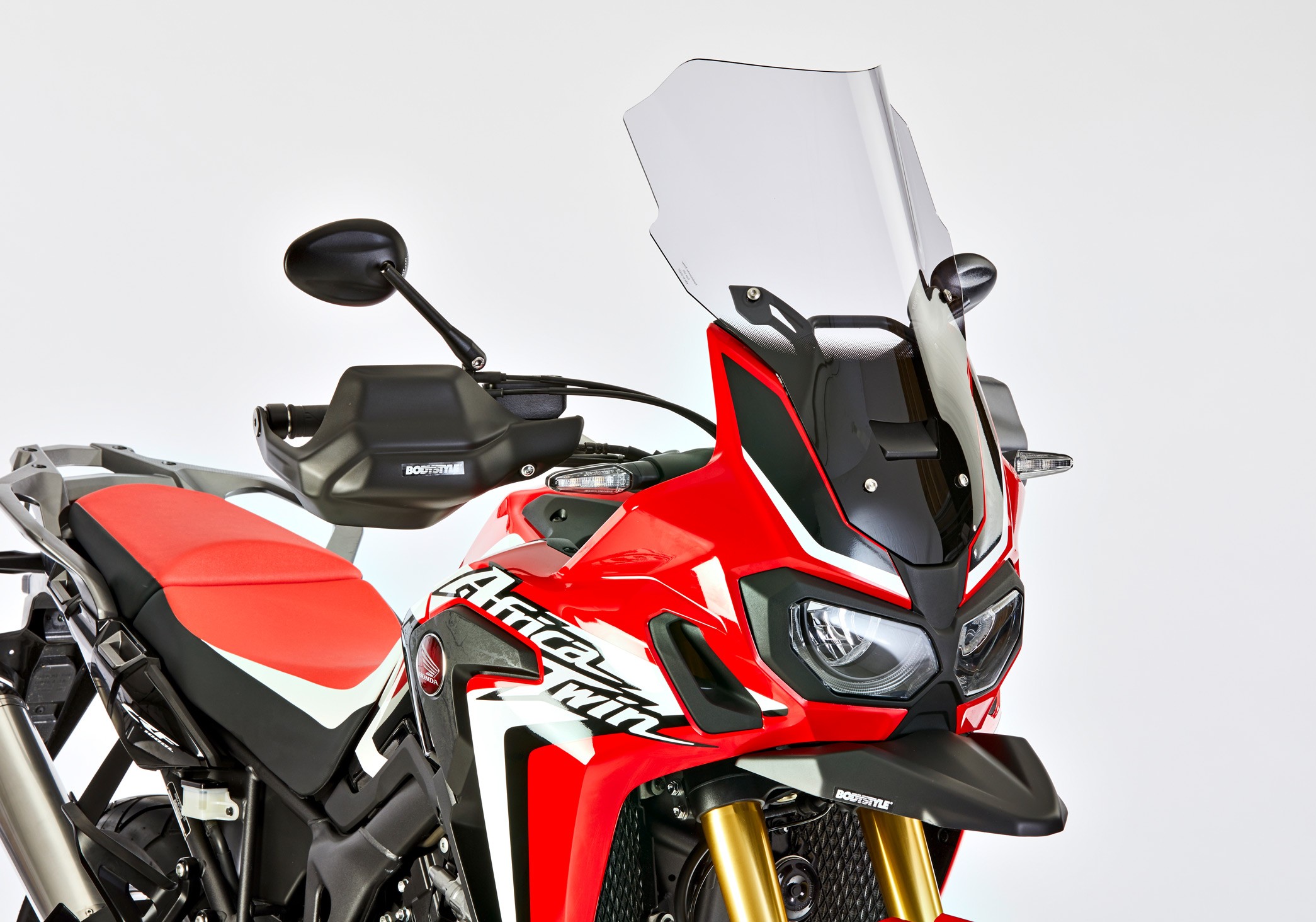 ERMAX Windschutzscheibe grau getönt ABE passt für HONDA CRF1000L Africa Twin(16-