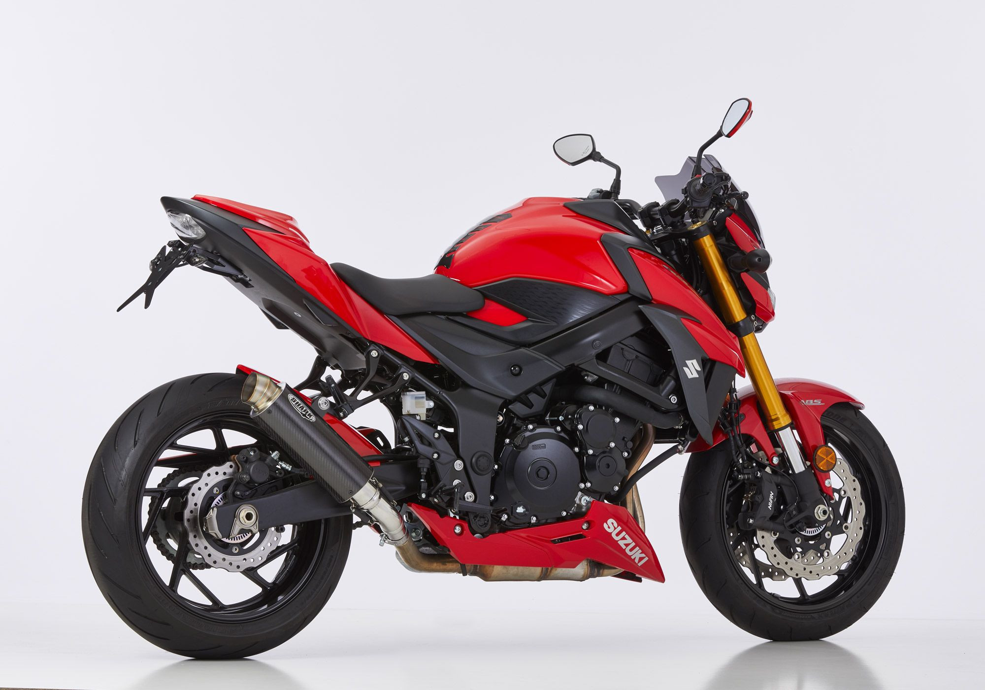 SHARK SRC 4 Auspuff Short Carbon EG-BE passt für SUZUKI GSR 750(11-16)/GSX-S 750