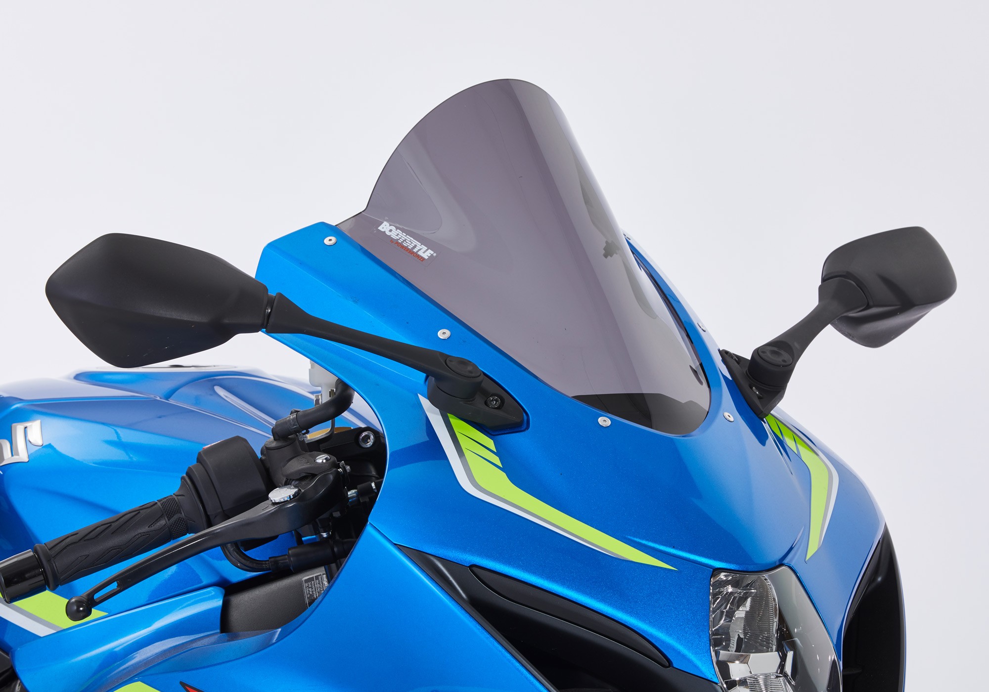 BODYSTYLE Racing Cockpitscheibe schwarz getönt ABE passt für Suzuki GSX-R 1000 & R