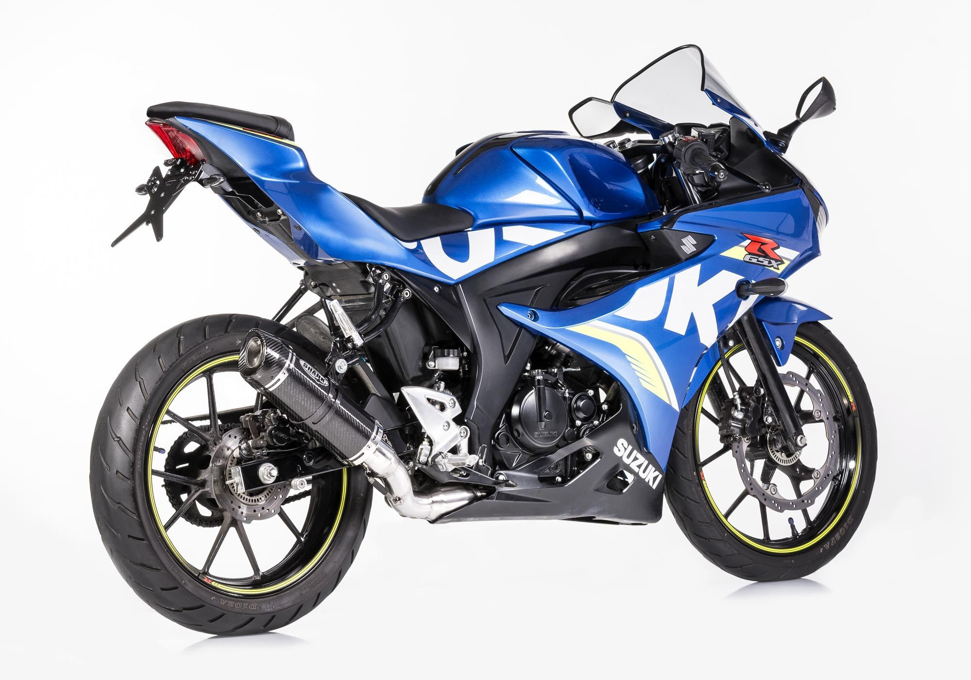 SHARK Street GP Auspuffanlage Carbon EG-BE passt für SUZUKI GSX-R 125(17-21)/GSX