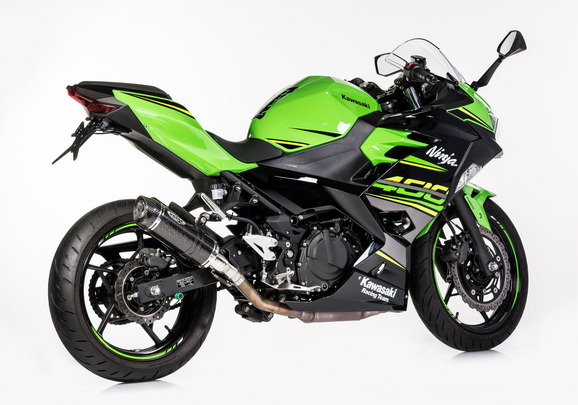 SHARK Street GP Auspuff Short Carbon EG-BE passt für KAWASAKI Ninja 400(18-21)/Z