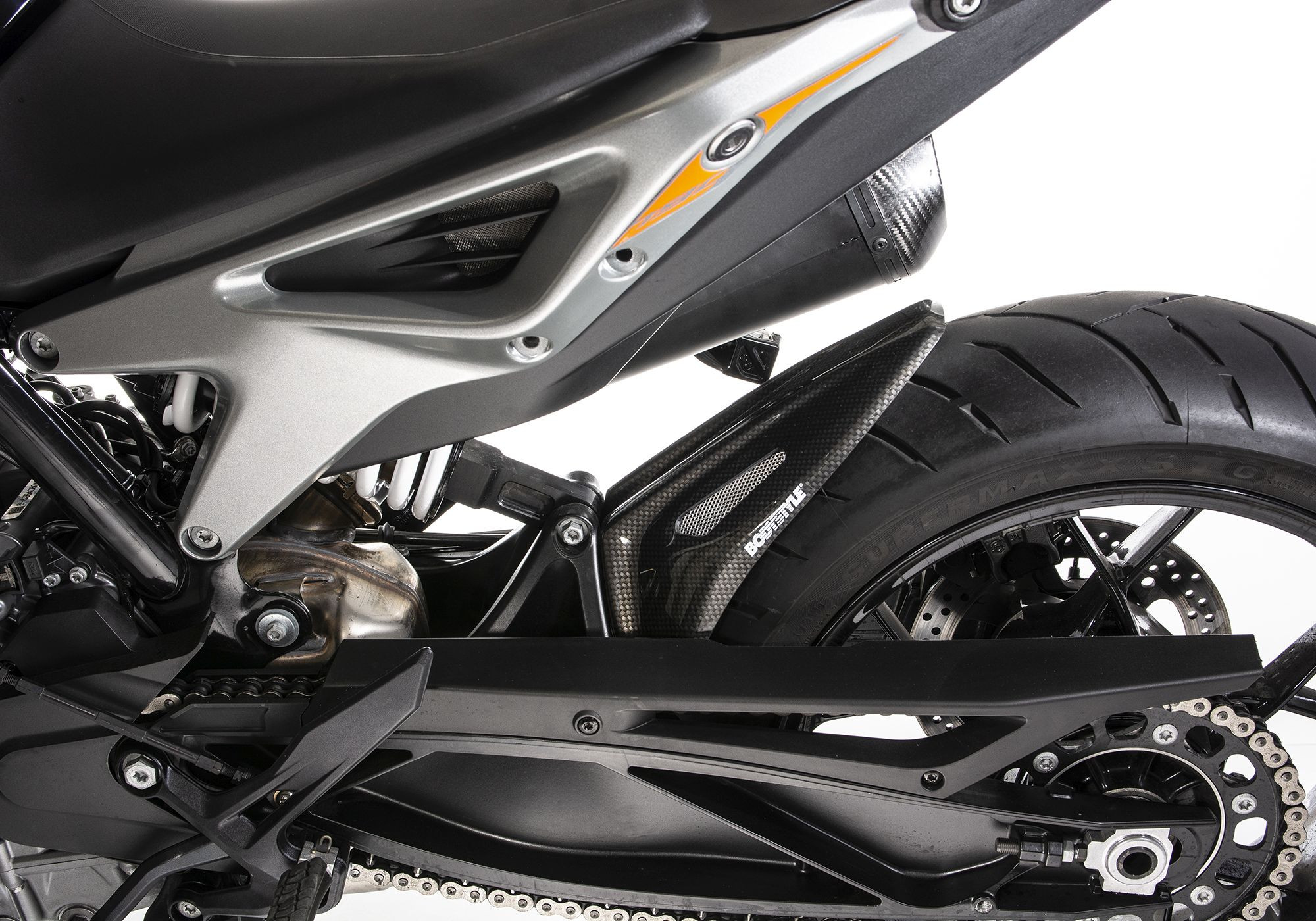 BODYSTYLE Raceline Hinterradabdeckung Carbon Look ABE passt für KTM 790 Duke(18-