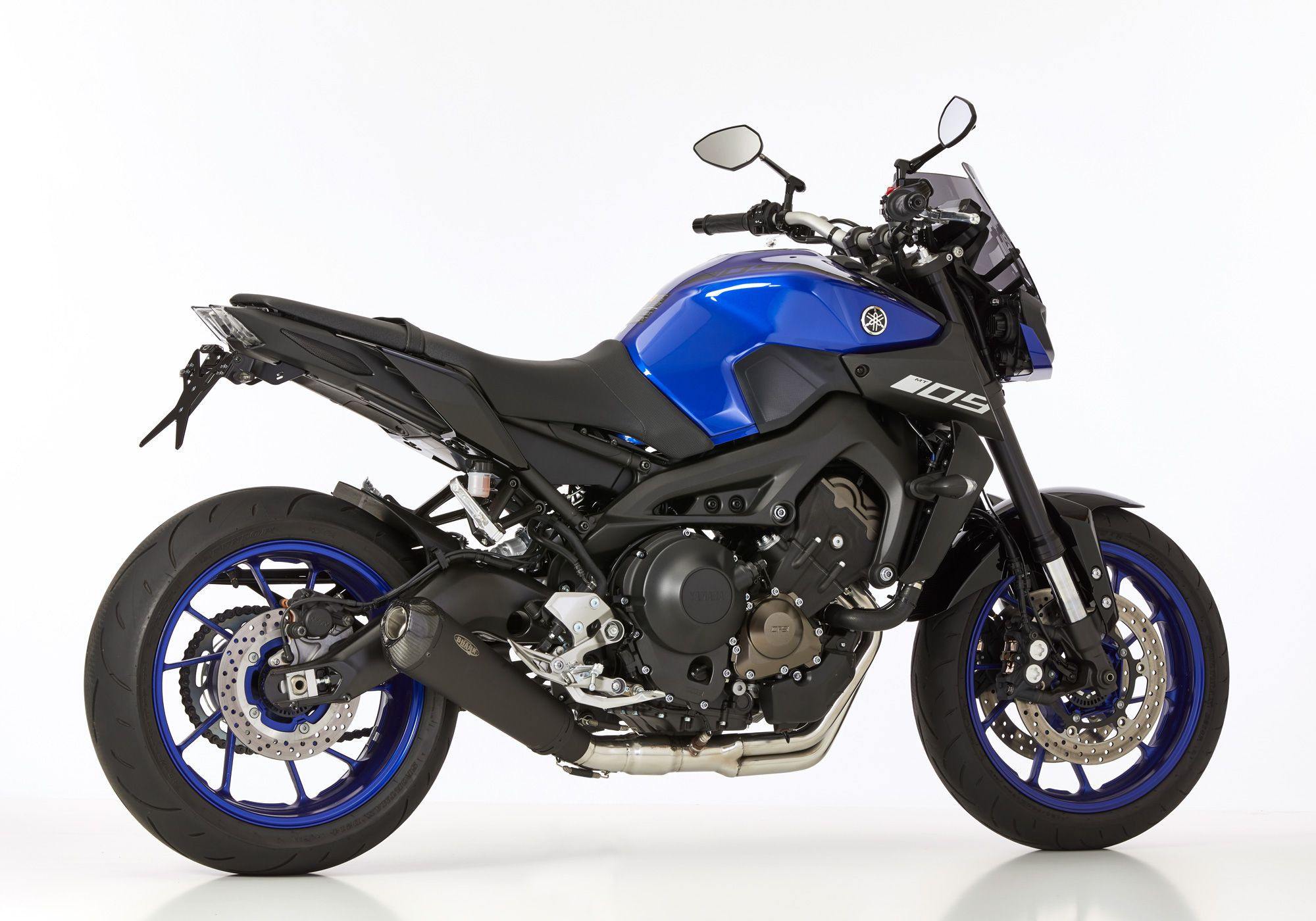 SHARK DSX-7 Auspuffanlage  schwarz-matt EG-BE passt für Yamaha MT-09, Sport Tracker, Street Rallye