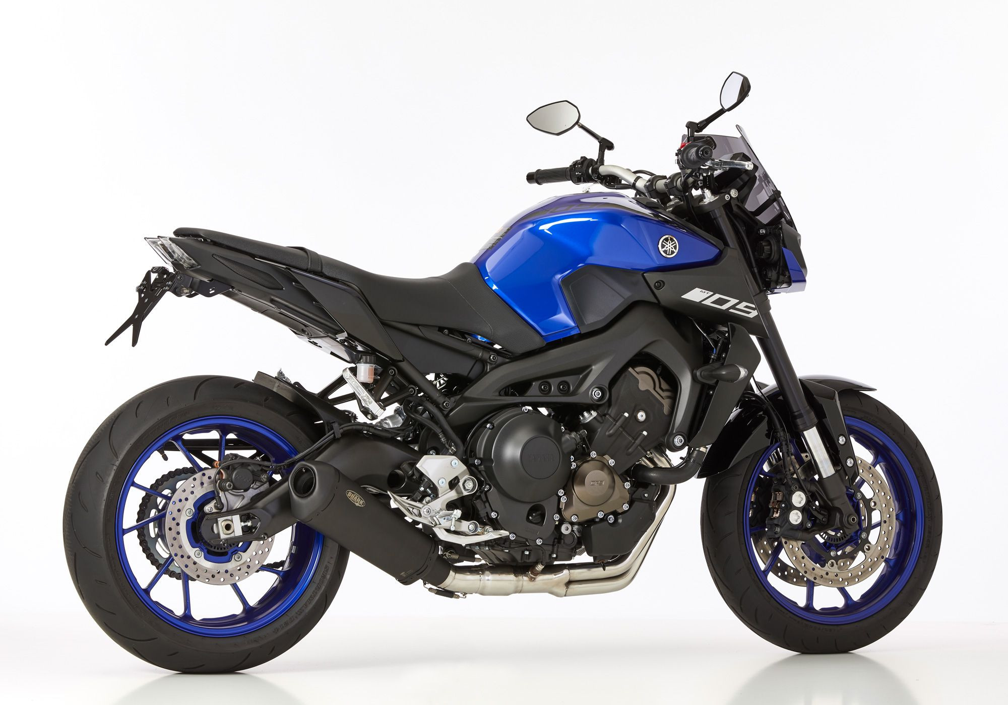 SHARK DSX-10 Auspuffanlage  schwarz-matt EG-BE passt für Yamaha MT-09, Sport Tracker, Street Rallye