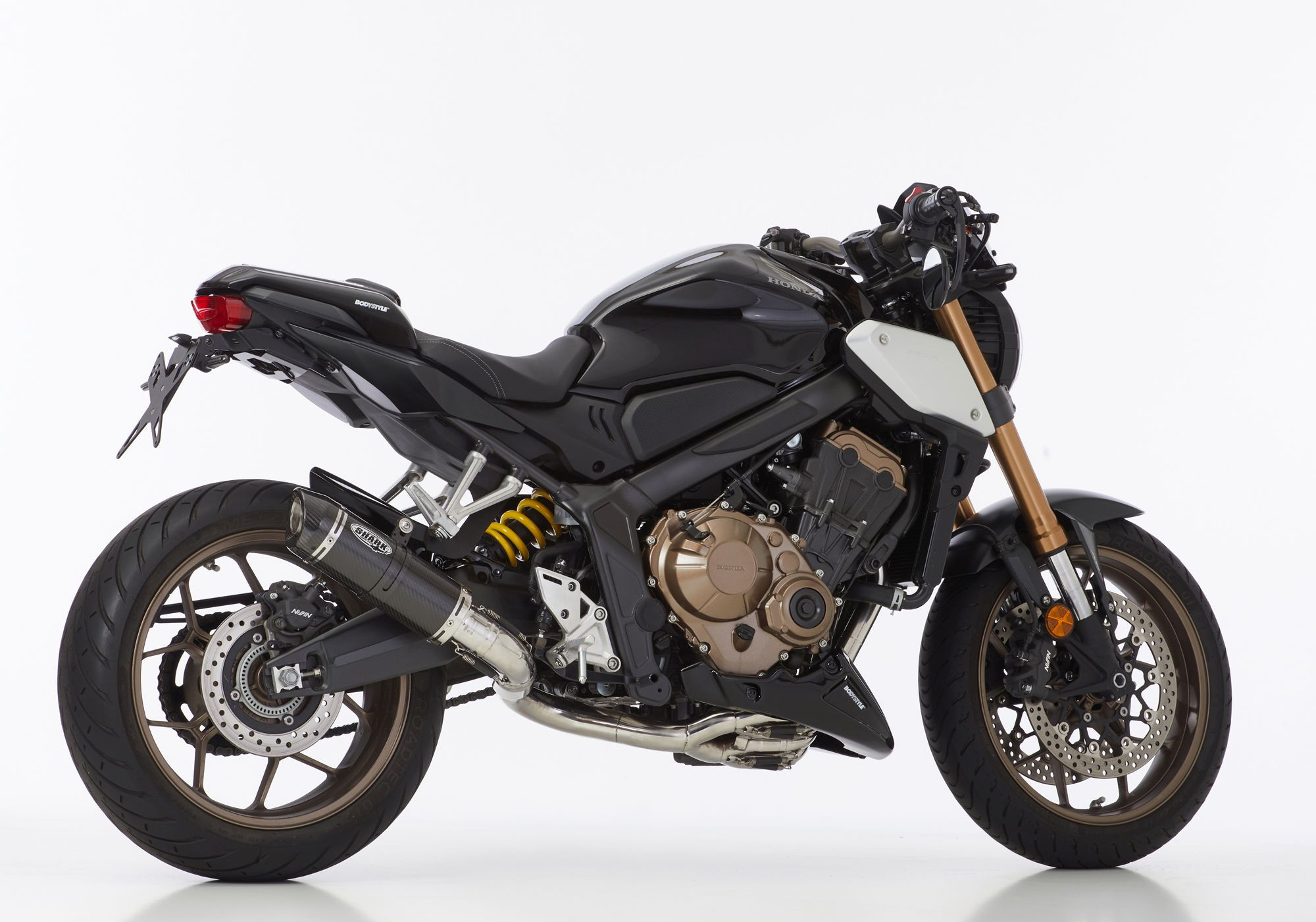 SHARK Street GP Auspuffanlage Carbon EG-BE passt für HONDA CB650R(19-20)/CB650R(