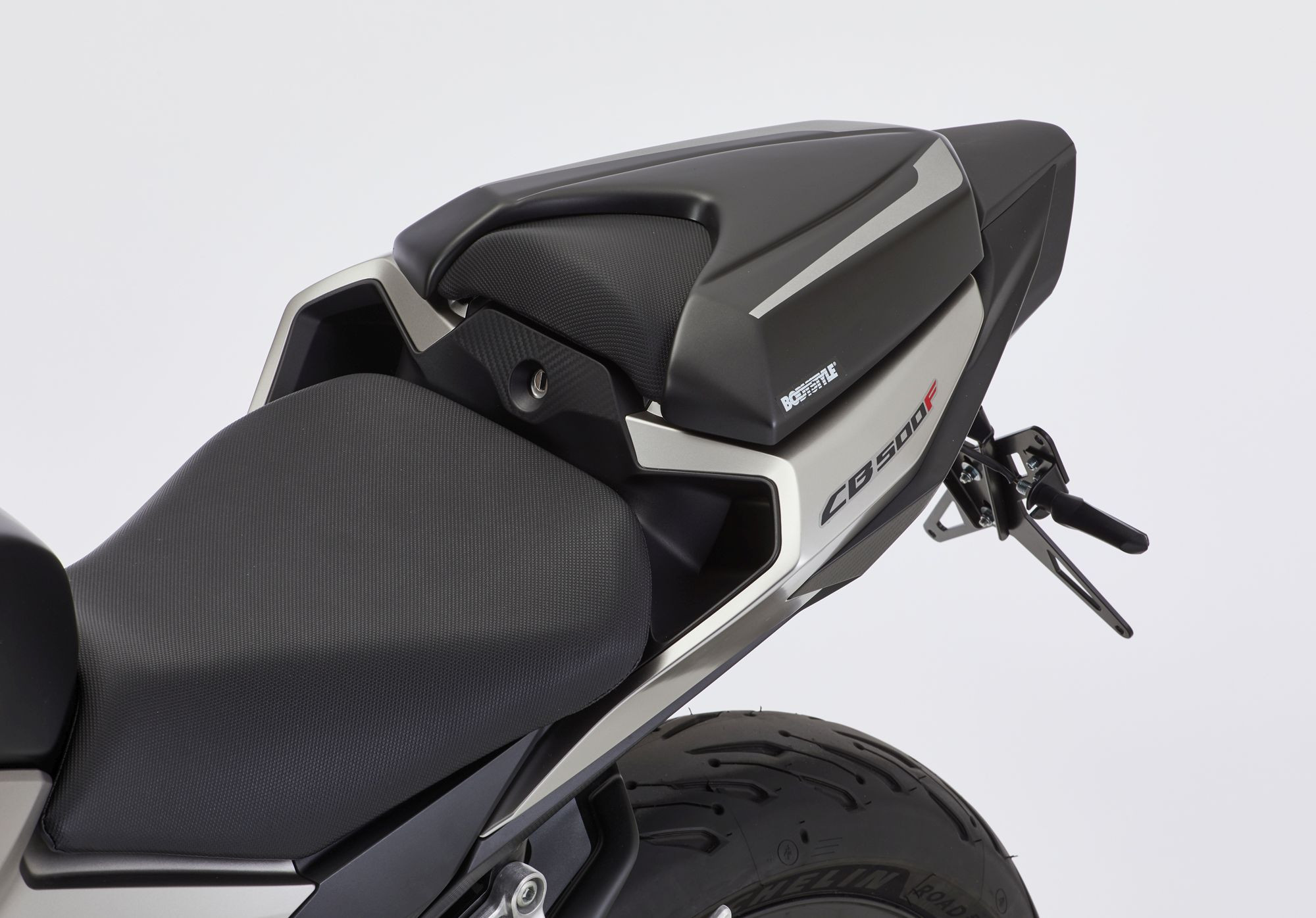 BODYSTYLE Sportsline Sitzkeil grau Matt Axis Gray Metallic, NH303M ABE passt für Honda CBR500R 2019-2021