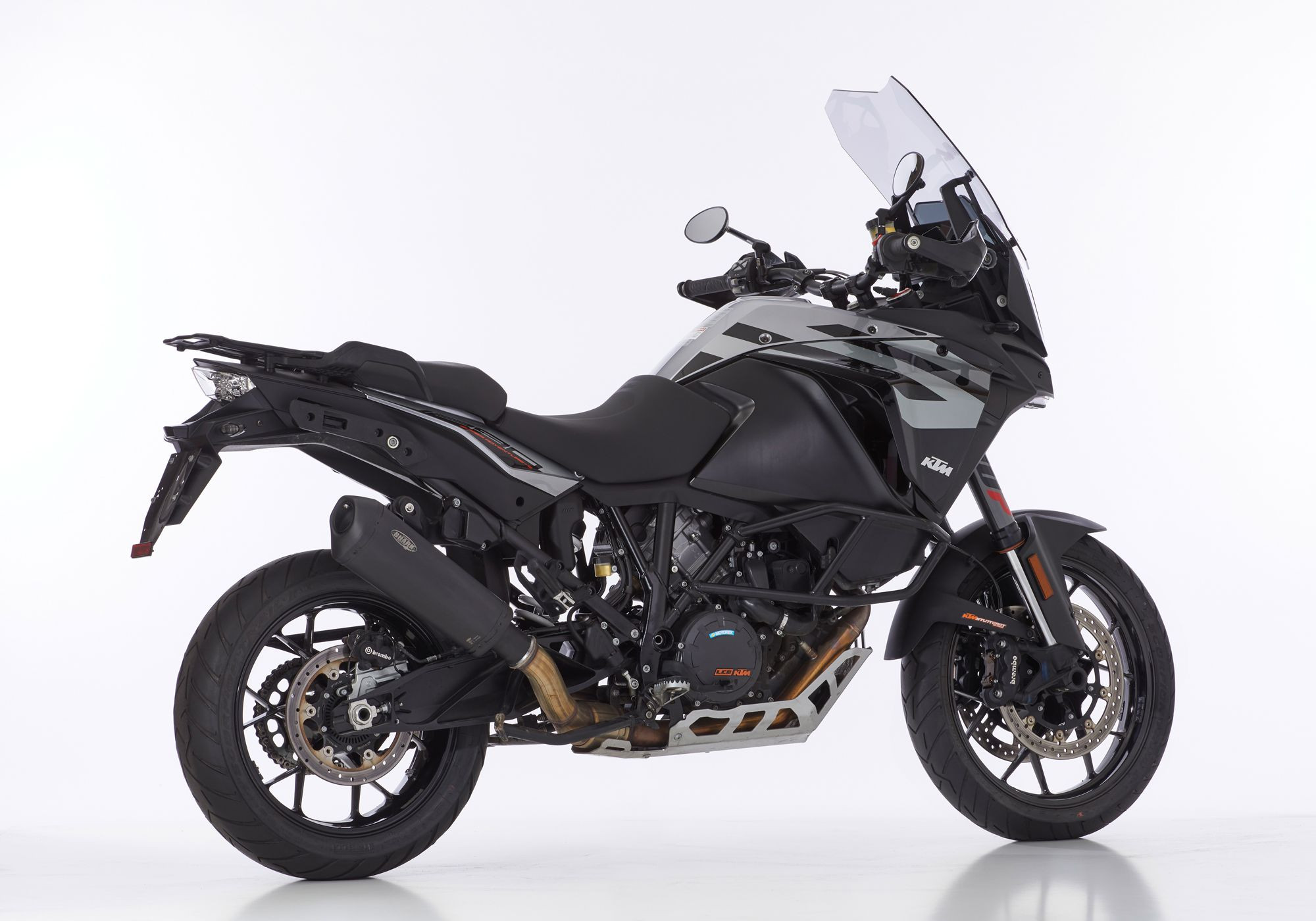 SHARK DSX-10 Auspuff schwarz-matt EG-BE passt für KTM 1090 Adventure/R(17-19)/12