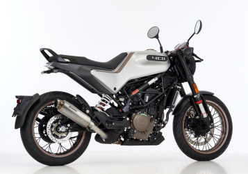 SHARK SRC 4 Auspuffanlage Short Titan EG-BE passt für HUSQVARNA Svartpilen 401(1