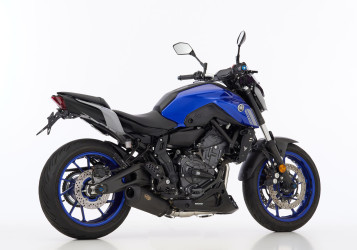 SHARK DSX-10 Auspuffanlage  Short schwarz-matt EG/BE passt für YAMAHA MT-07(21-2